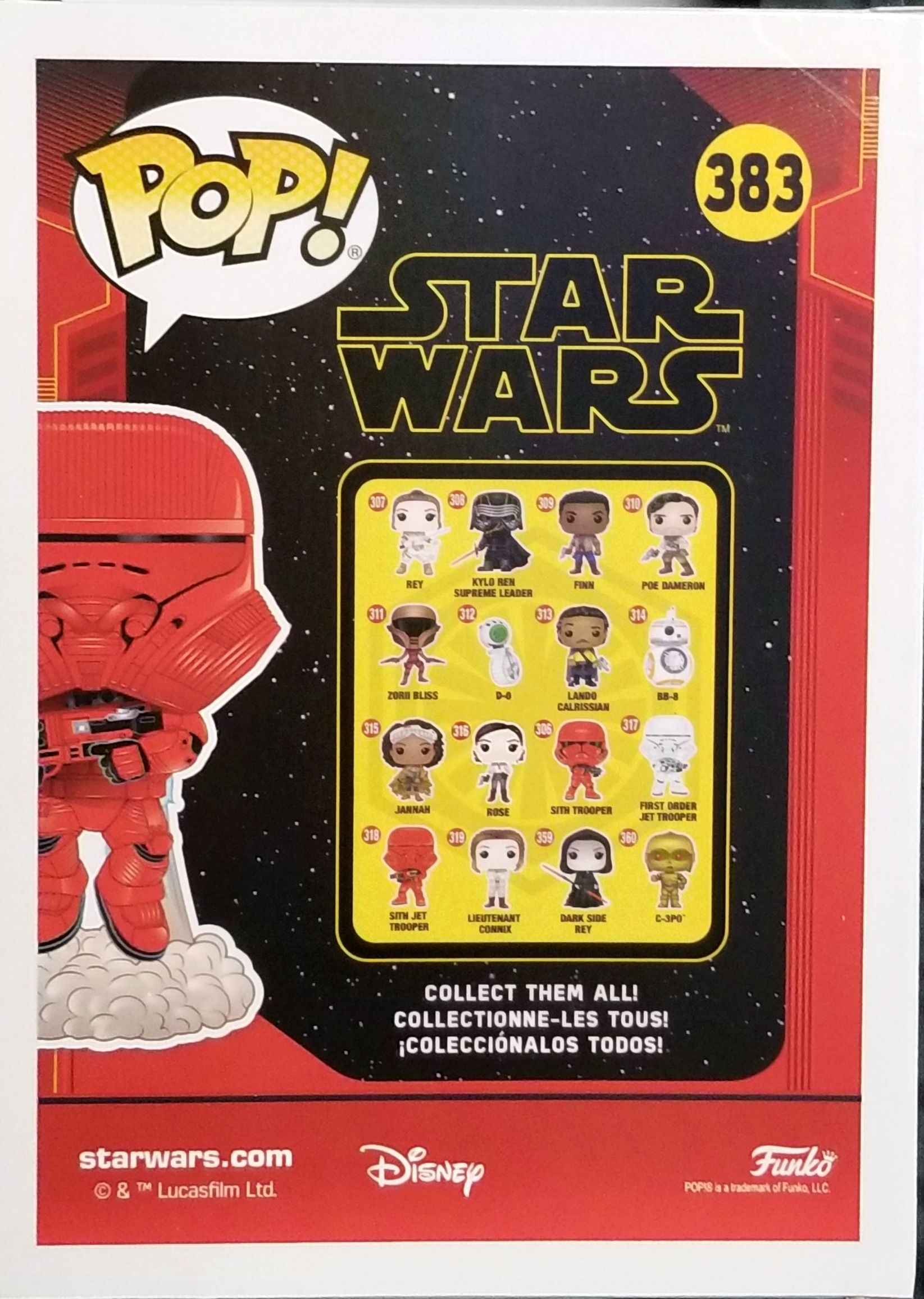 Funko Pop! Movies: Star Wars Sith Jet Trooper SDCC 2020 TROS - Funko (Star Wars Episode IX The Rise of Skywalker) action figure collectible [Barcode 0889698489041] - Main Image 2