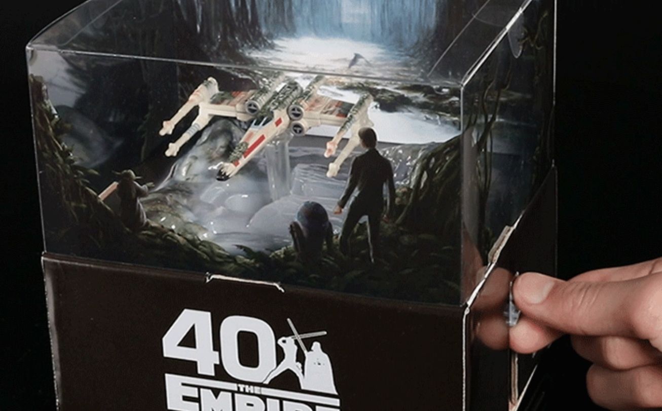 Hot Wheels Star Wars Vehicle X-Wing Fighter in Dagoba ESB ESB40 - Hot Wheels from Mattel (Star Wars Hot Wheels) action figure collectible - Main Image 2