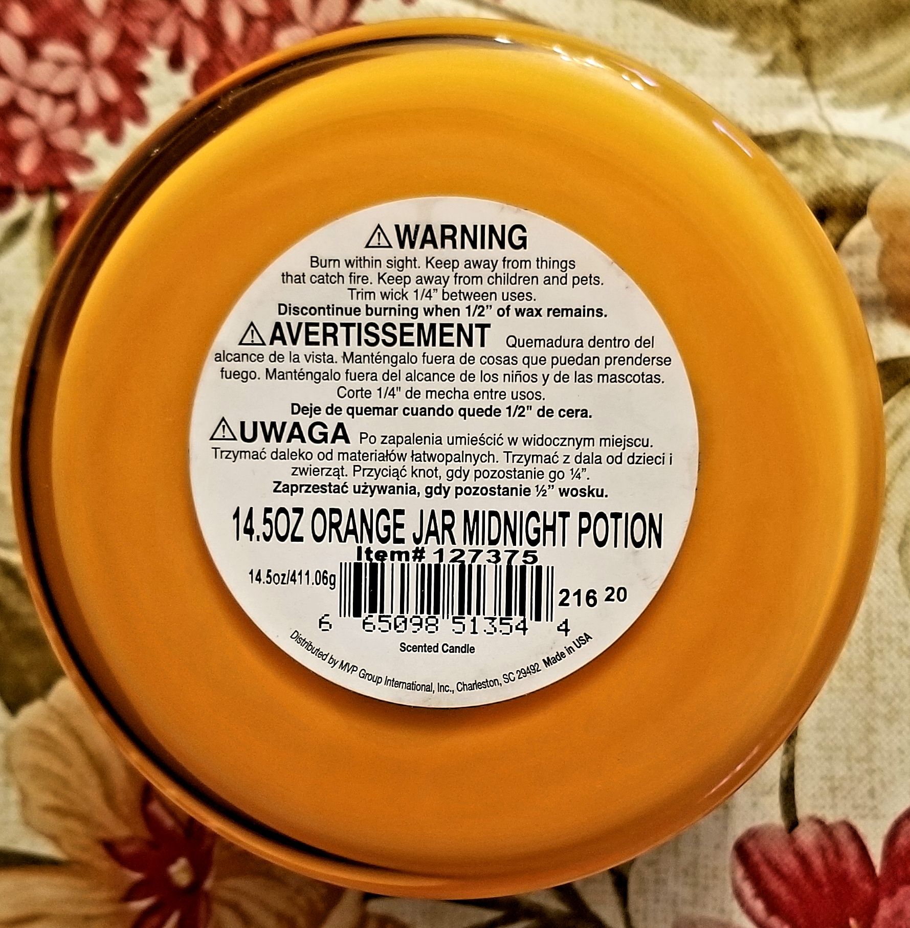 CANDLE: Halloween Colonial Magic Potion 2020 - Colonial Candle (Halloween Candle) action figure collectible [Barcode 665098513544] - Main Image 2