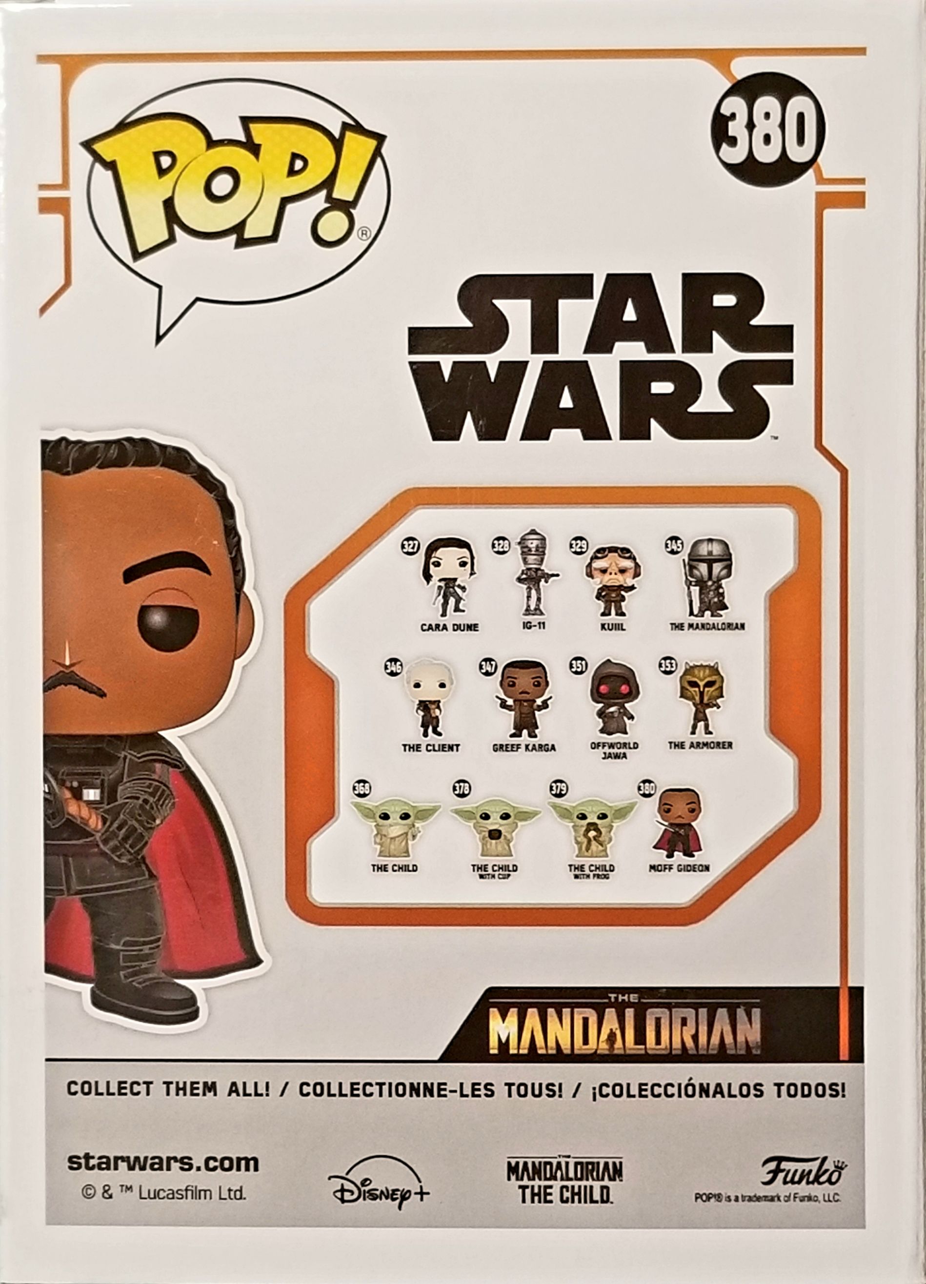 Funko Pop! Television: The Mandalorian - Moff Gideon MANDO - Funko (Star Wars The Mandalorian) action figure collectible [Barcode 0889698487399] - Main Image 2