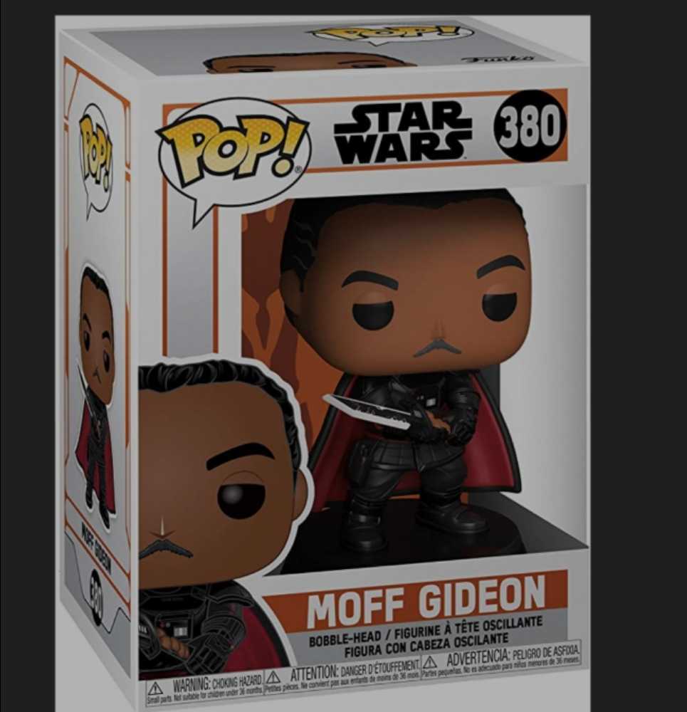 Funko Pop! Television: The Mandalorian - Moff Gideon MANDO - Funko (Star Wars The Mandalorian) action figure collectible [Barcode 0889698487399] - Main Image 4