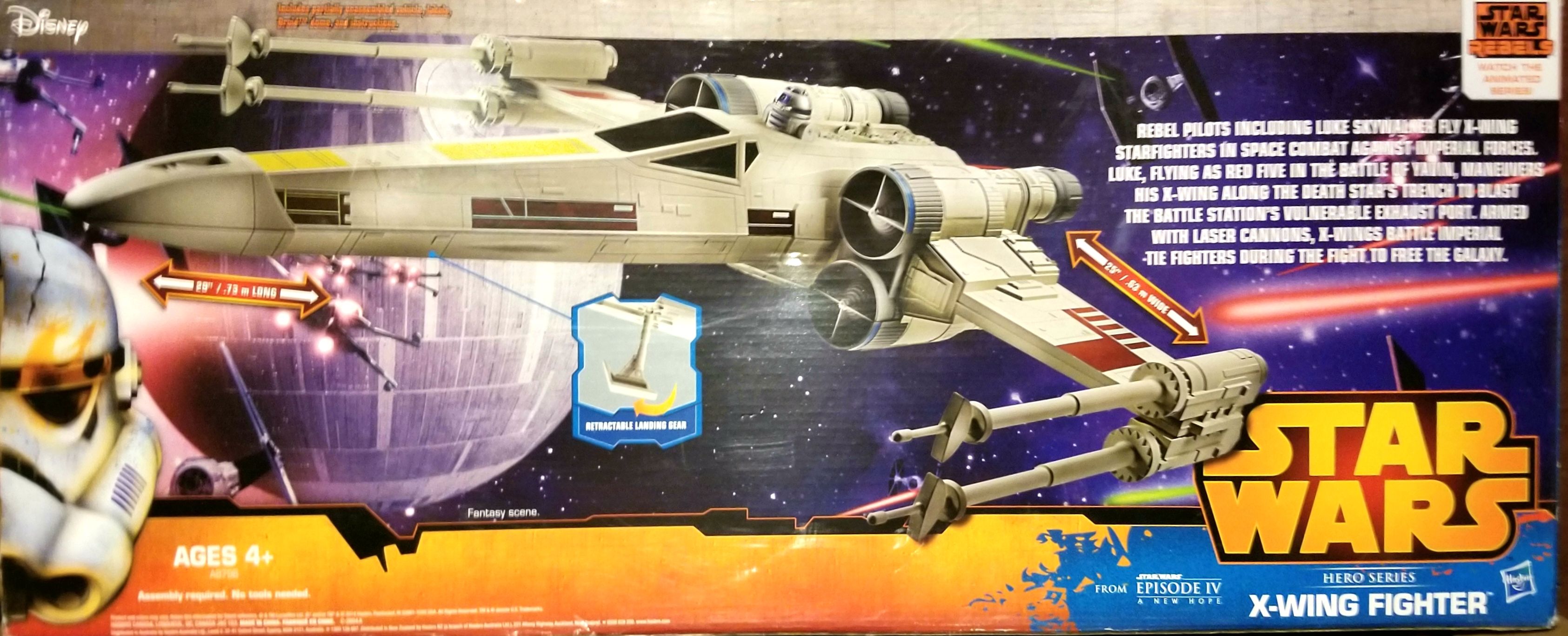 Rebles Vehicles 3.75 Rebels X-Wing Fighter Star Wars SWR - Hasbro (Star Wars Rebels Animated Series) action figure collectible - Main Image 2