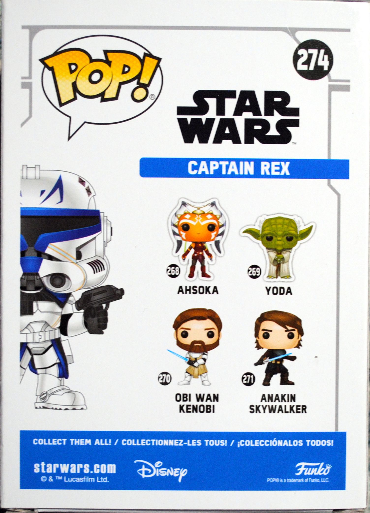 Funko Pop! : Star Wars Television Captain Rex TCW - Funko (Star Wars The Clone Wars Animated series) action figure collectible [Barcode 0889698340403] - Main Image 2