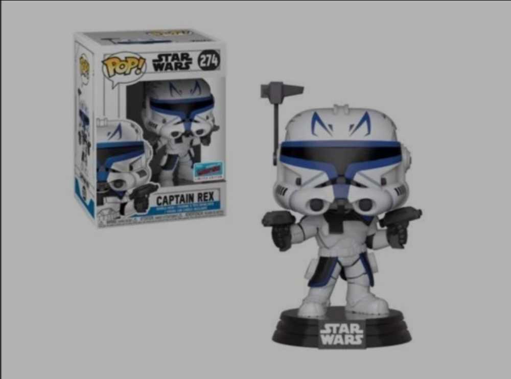 Funko Pop! : Star Wars Television Captain Rex TCW - Funko (Star Wars The Clone Wars Animated series) action figure collectible [Barcode 0889698340403] - Main Image 4