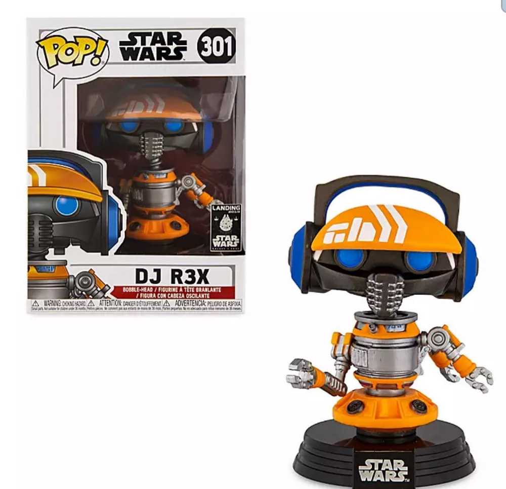 Funko Pop! Movies: Star Wars DJ R-3X SWGA - Funko (Stsr Wars Galaxy’s Edge) action figure collectible - Main Image 3