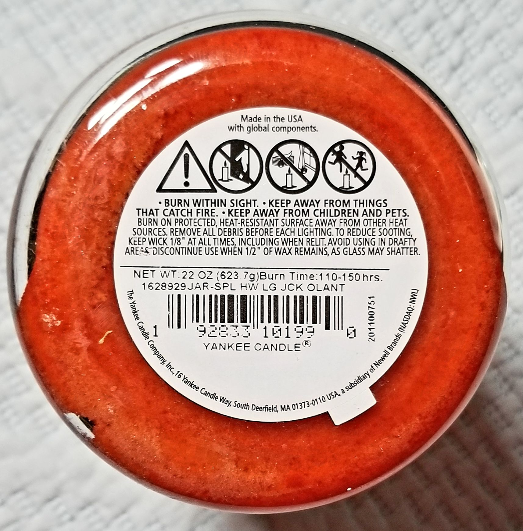 CANDLE: Halloween Yankee Jack O’ Lantern 2020 Jar - Yankee Candle (Halloween Candle) action figure collectible [Barcode 192833101990] - Main Image 2