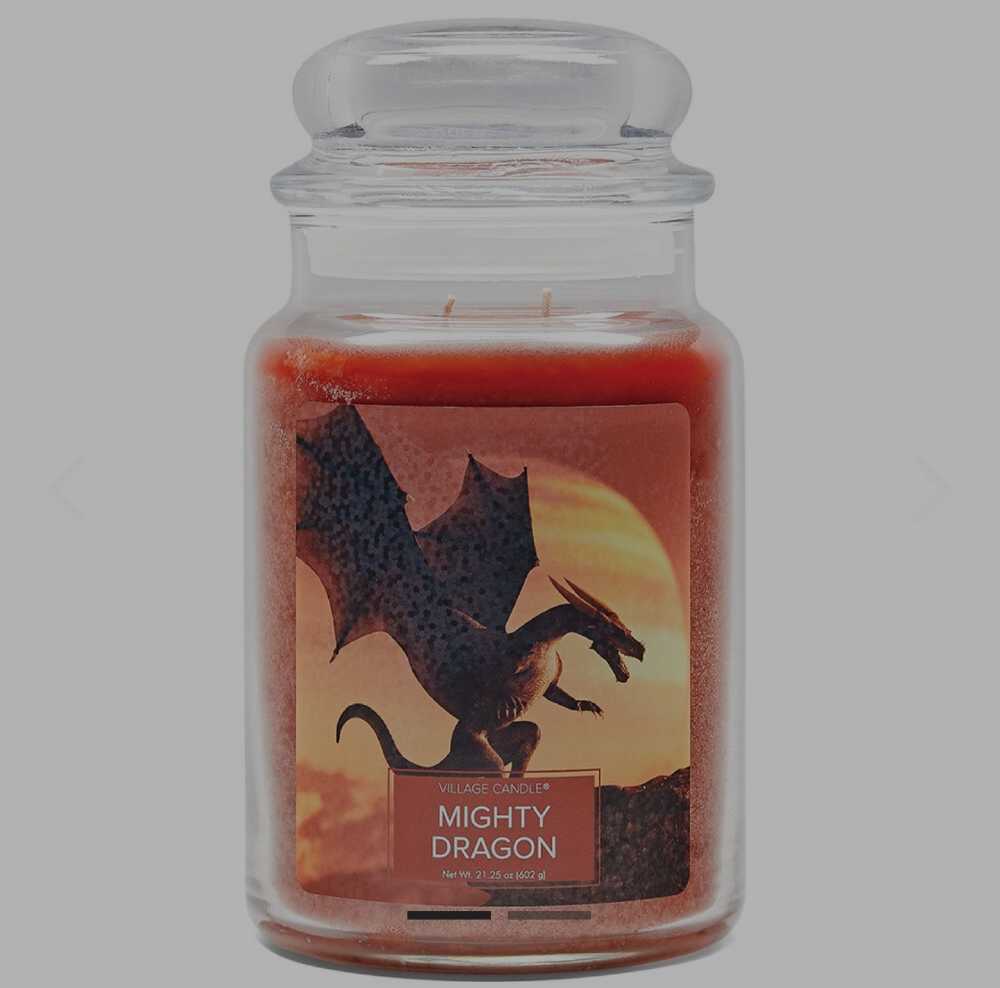 CANDLE: Enchanted Halloween Village Mighty Dragon 2024 - Village Candle (Enchanted Candles) action figure collectible [Barcode 602406648949] - Main Image 3