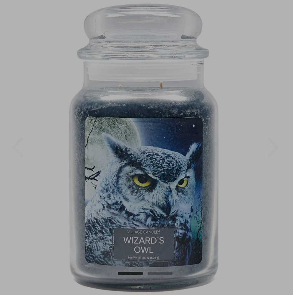 CANDLE: Enchanted Halloween Village Wizard’s Owl 2020 - Village Candle (Halloween Candle) action figure collectible [Barcode 602406648932] - Main Image 3