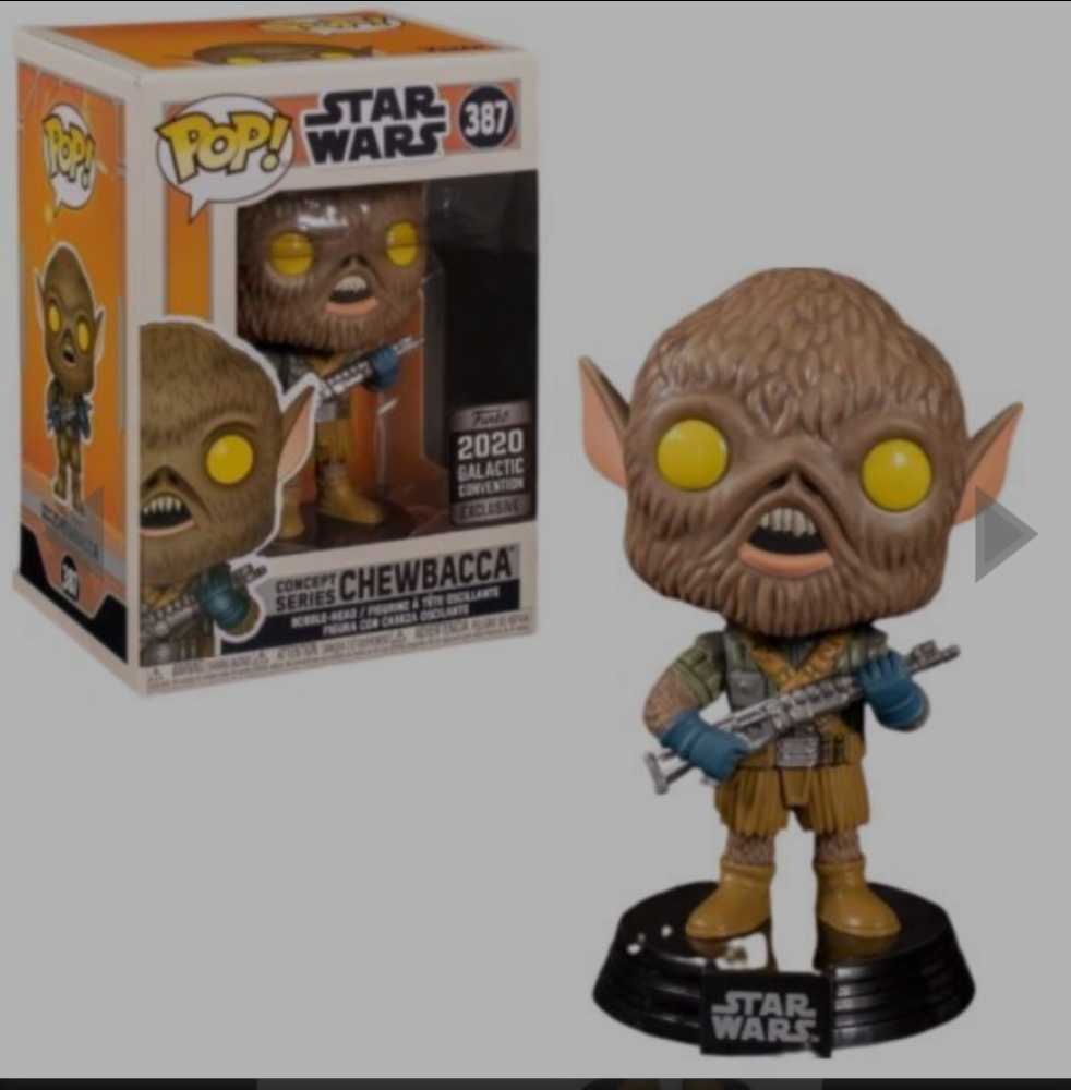 Funko Pop! Movies: Star Wars Concepts Chewbacca ANH SWC - Funko (Star Wars Concepts) action figure collectible [Barcode 0889698493727] - Main Image 4