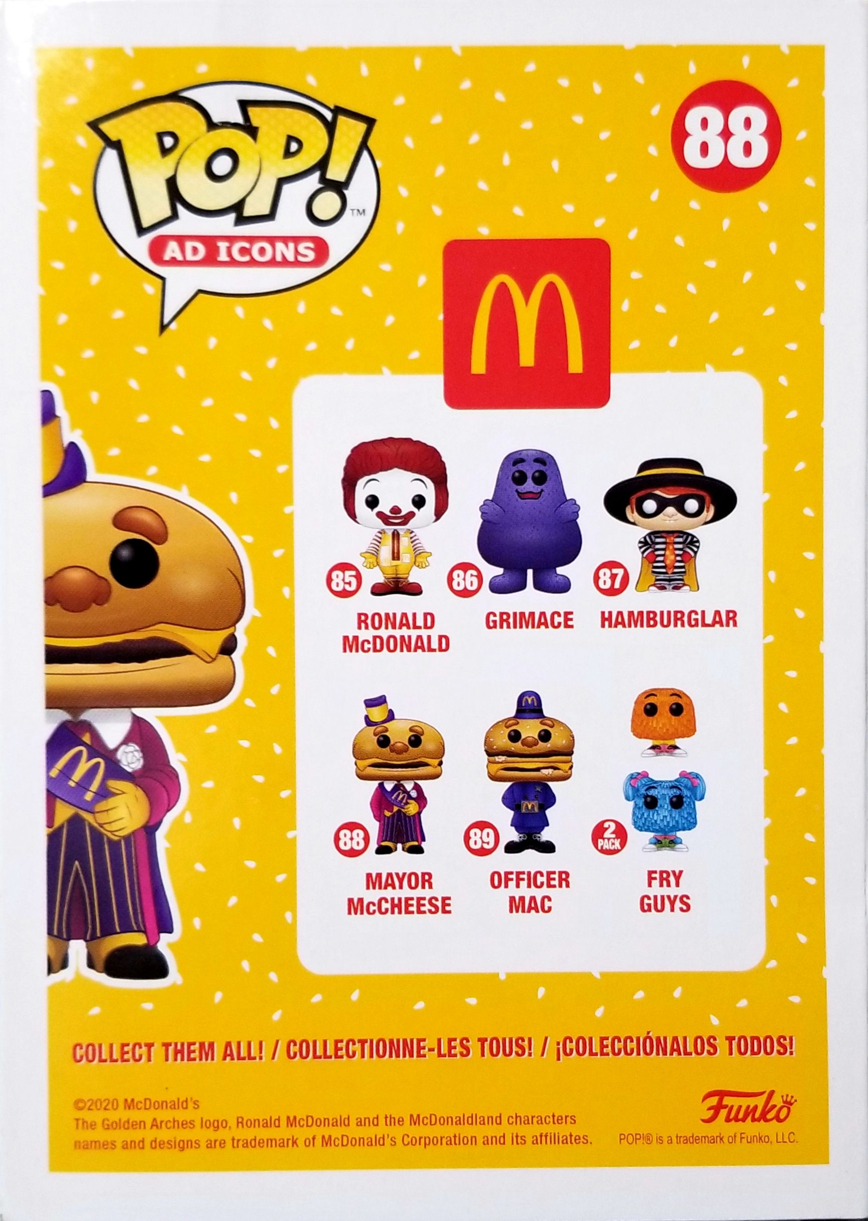 Funko Pop! Icons: McDonald’s - Mayor McCheese - Funko (McDonald’s) action figure collectible [Barcode 0889698457255] - Main Image 2