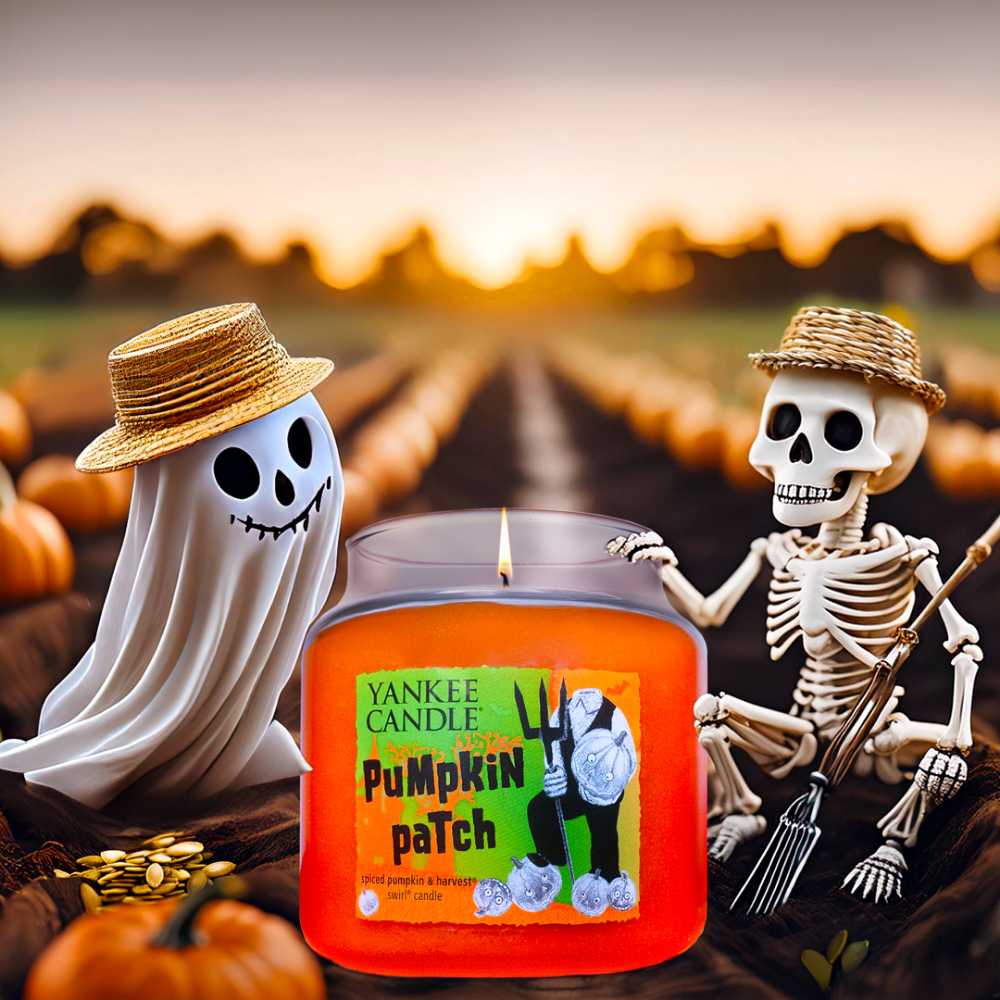 CANDLE: Halloween Yankee Pumpkin Patch 2012 - Yankee Candle (Halloween Candle) action figure collectible - Main Image 4