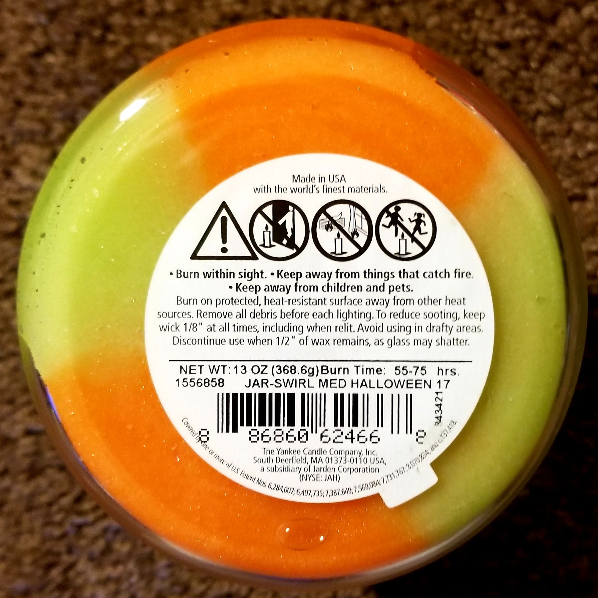 CANDLE: Halloween Yankee Forbidden Apple & Sweet Seduction Swirl 2018 - Yankee Candle (Halloween Candle) action figure collectible - Main Image 2