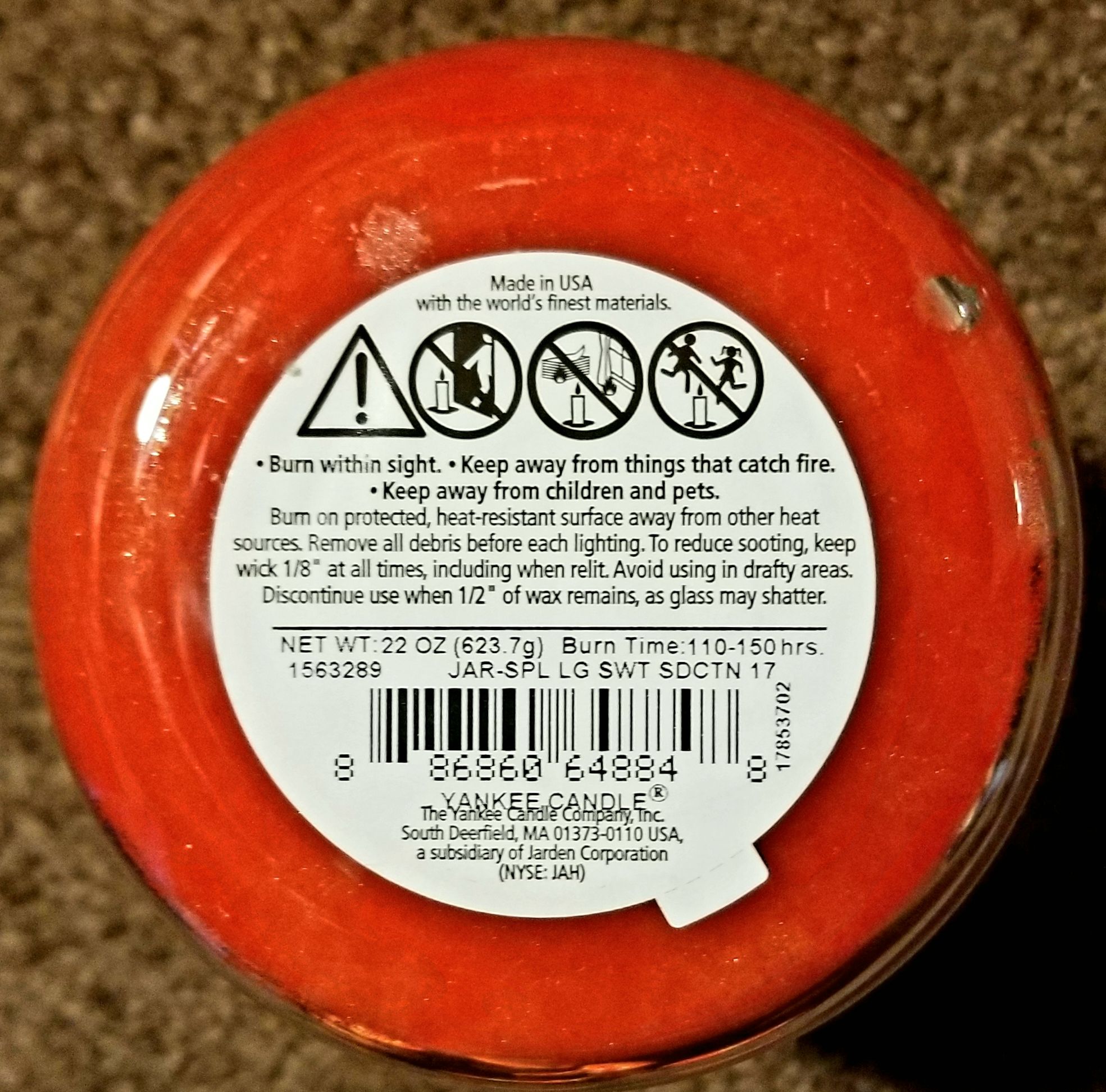 CANDLE: Halloween Yankee Sweet Seduction 2017 Jar - Yankee Candle (Halloween Candle) action figure collectible - Main Image 2