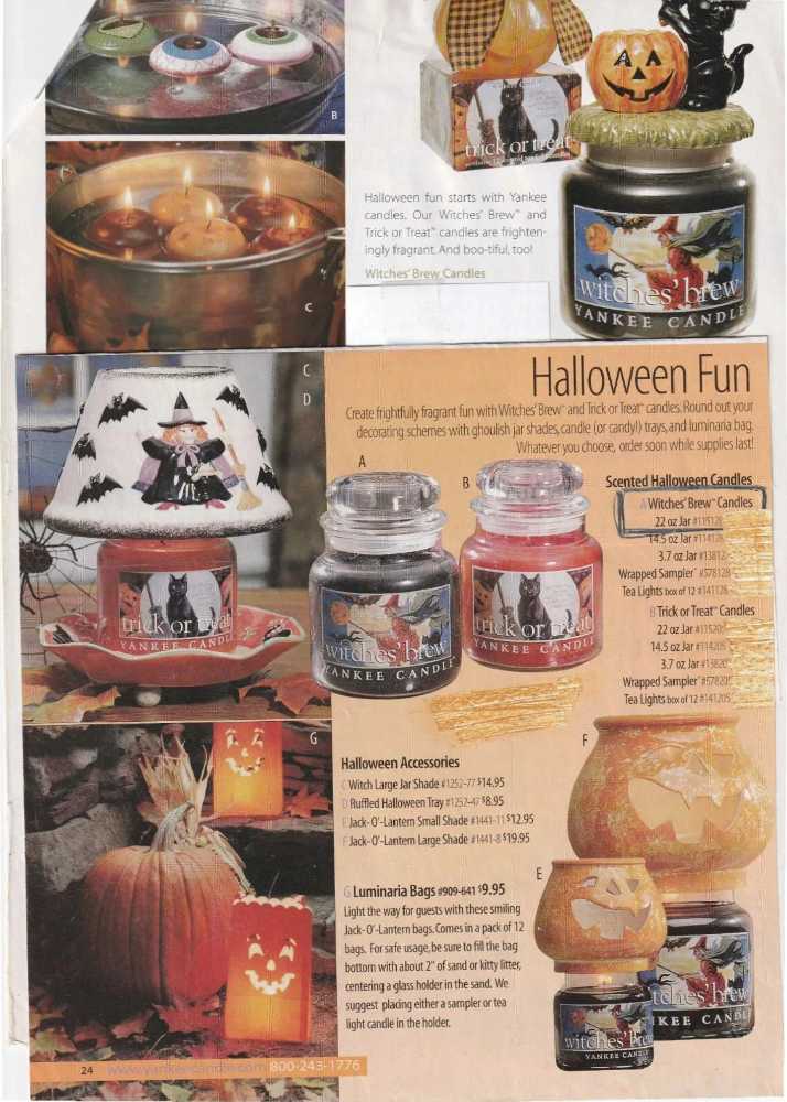 CANDLE: Halloween Yankee Witch’s Brew 1999 - Yankee Candle (Halloween Candle) action figure collectible - Main Image 3