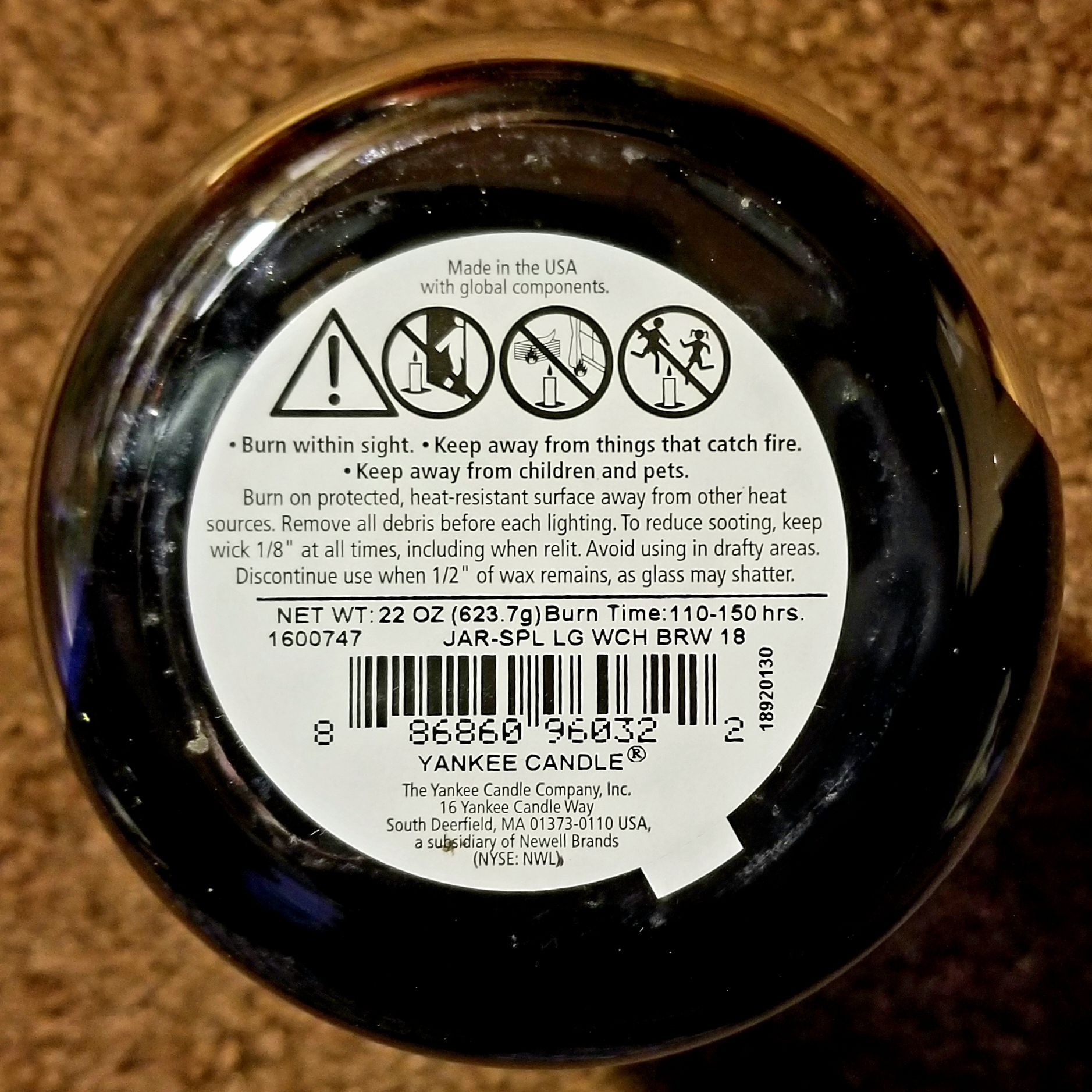 CANDLE: Halloween Yankee Witch’s Brew 2018 Jar - Yankee Candle (Halloween Candle) action figure collectible - Main Image 2