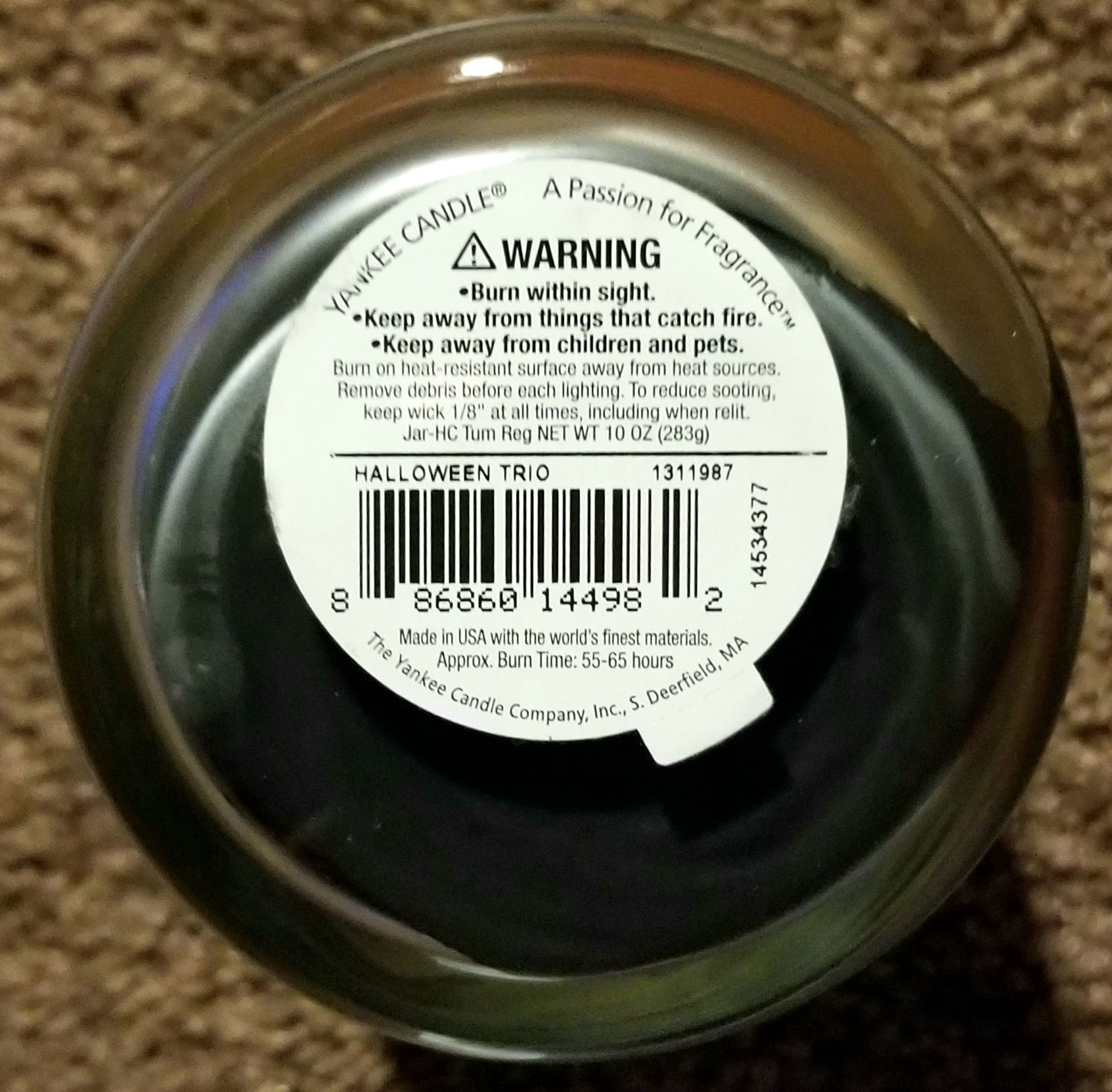 CANDLE: Halloween Yankee Trio 2014 - Yankee Candle (Halloween Candle) action figure collectible - Main Image 2