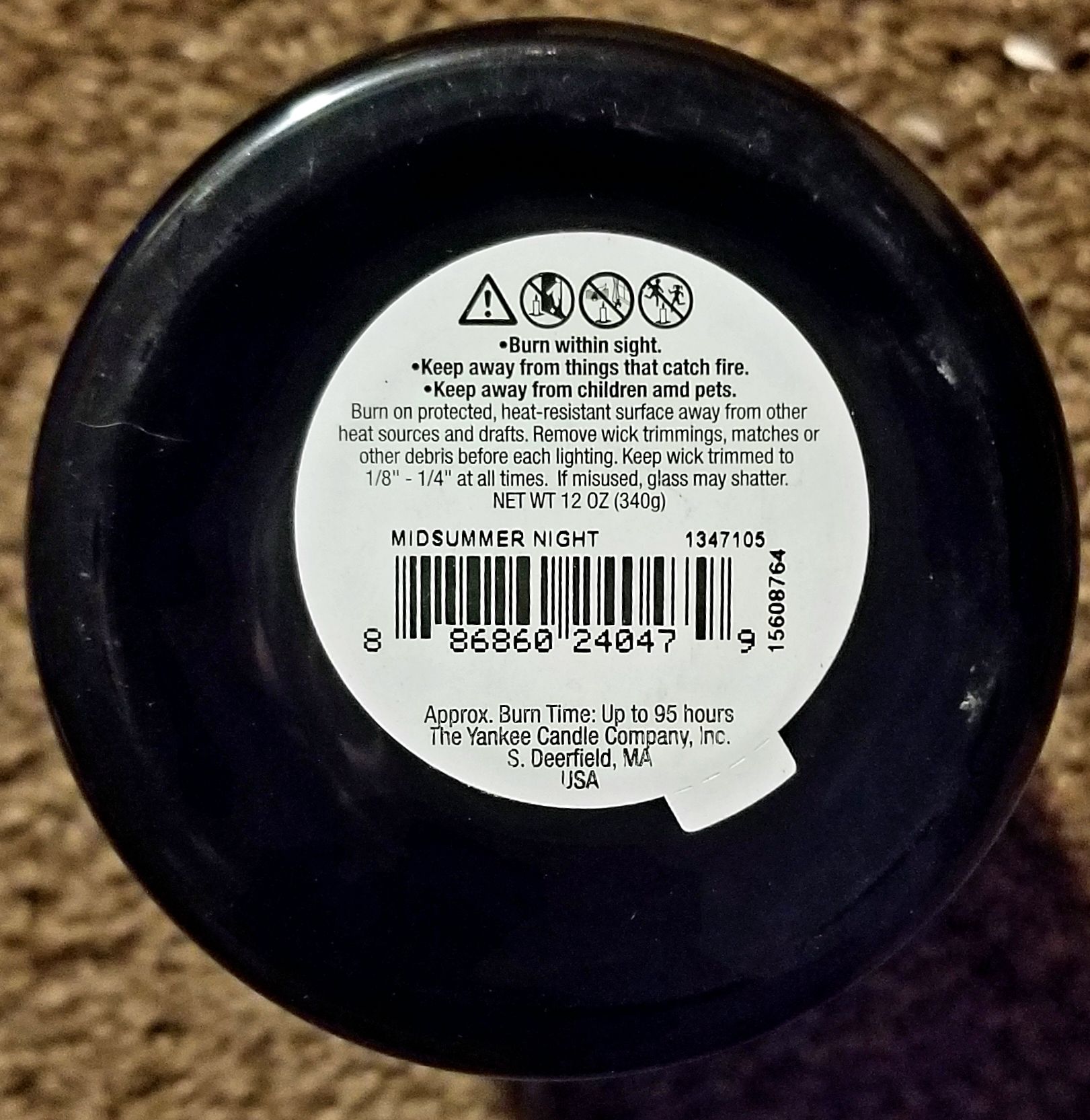 CANDLE: Halloween Yankee Midsummer’s Night 2015 Medium Pillar - Yankee Candle (Halloween Candle) action figure collectible - Main Image 2