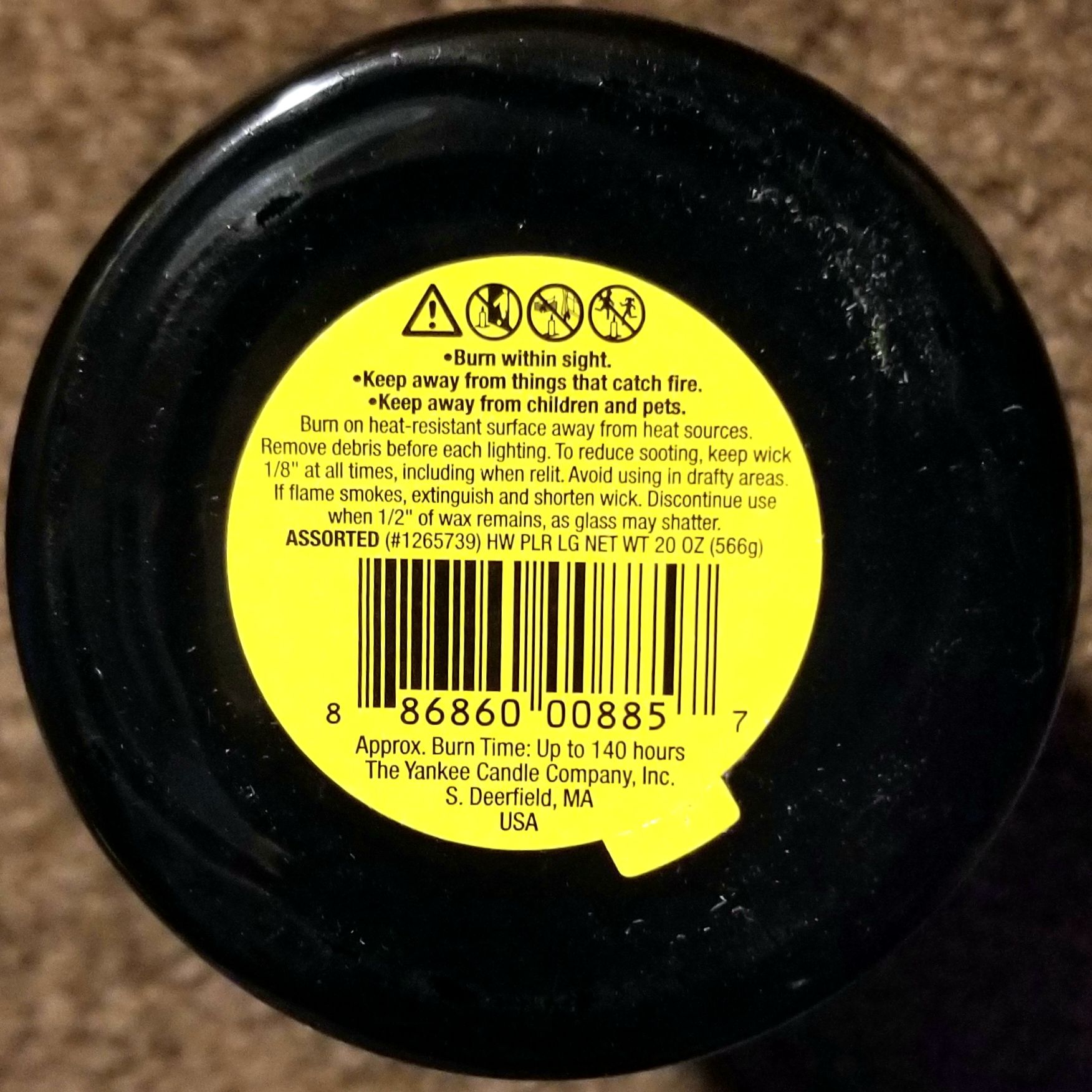 CANDLE: Halloween Yankee Midsummer’s Night 2015 Large Pillar - Yankee Candle (Halloween Candle) action figure collectible - Main Image 2