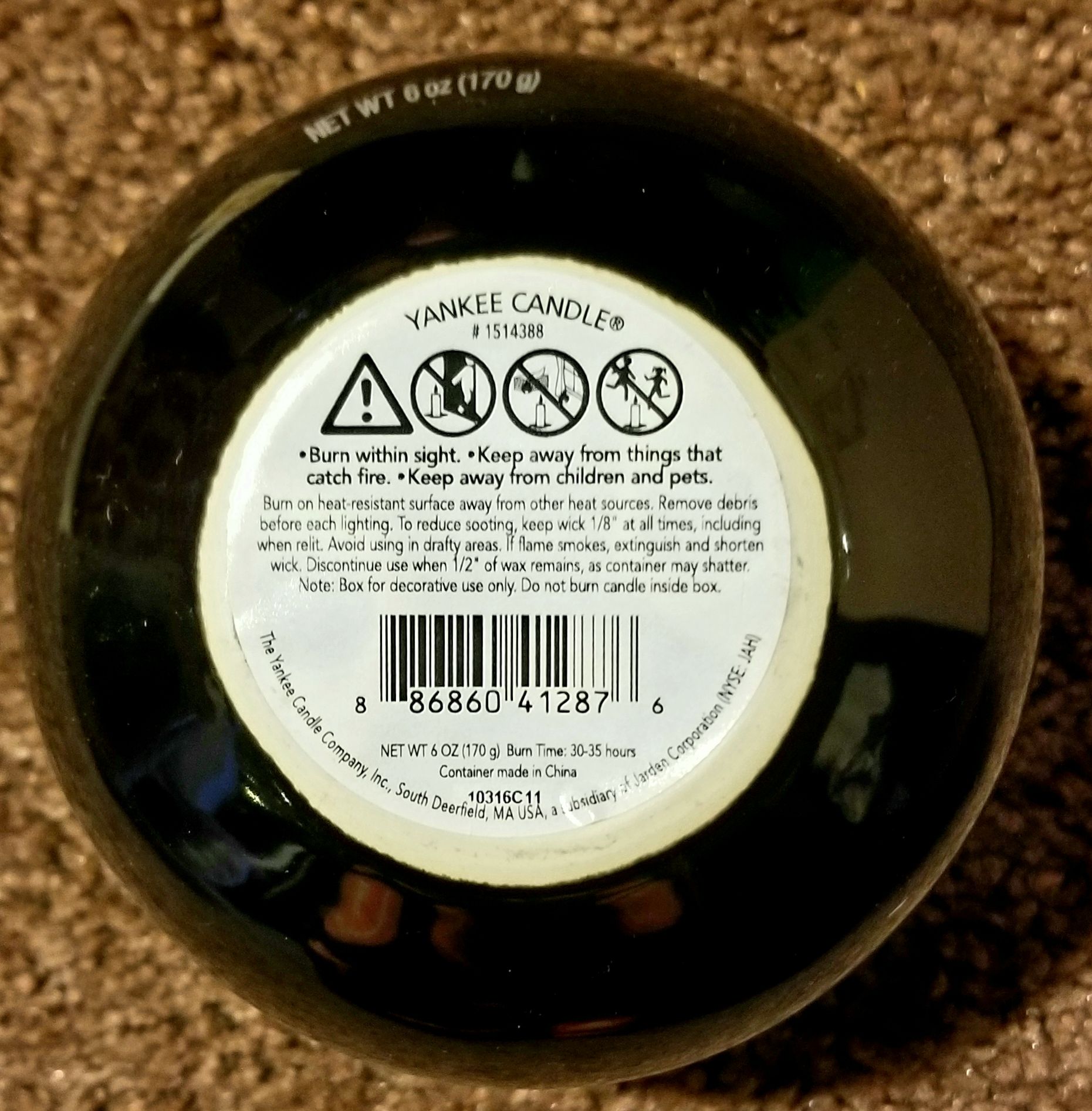 CANDLE: Halloween Yankee Witch’s Brew 2016 Green Cauldron - Yankee Candle (Halloween Candle) action figure collectible - Main Image 2