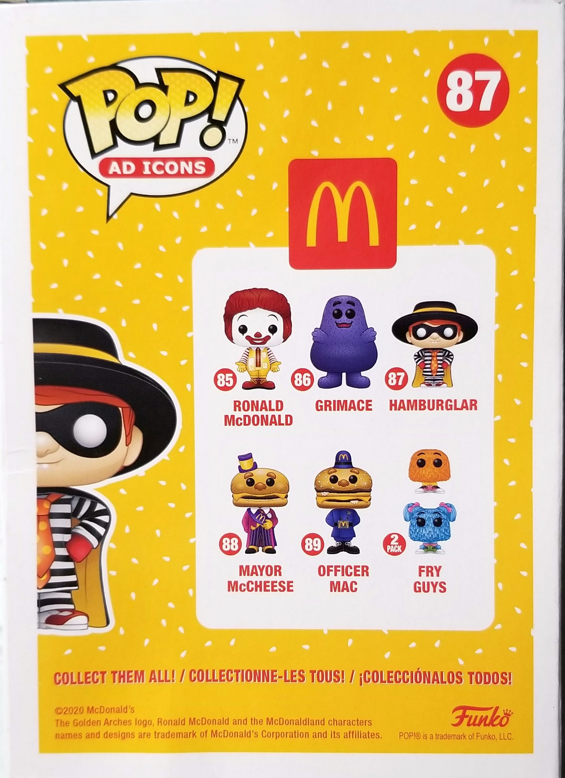 Funko Pop! Icons: McDonald’s - Hamburglar - Funko (McDonald’s) action figure collectible [Barcode 0889698457248] - Main Image 2