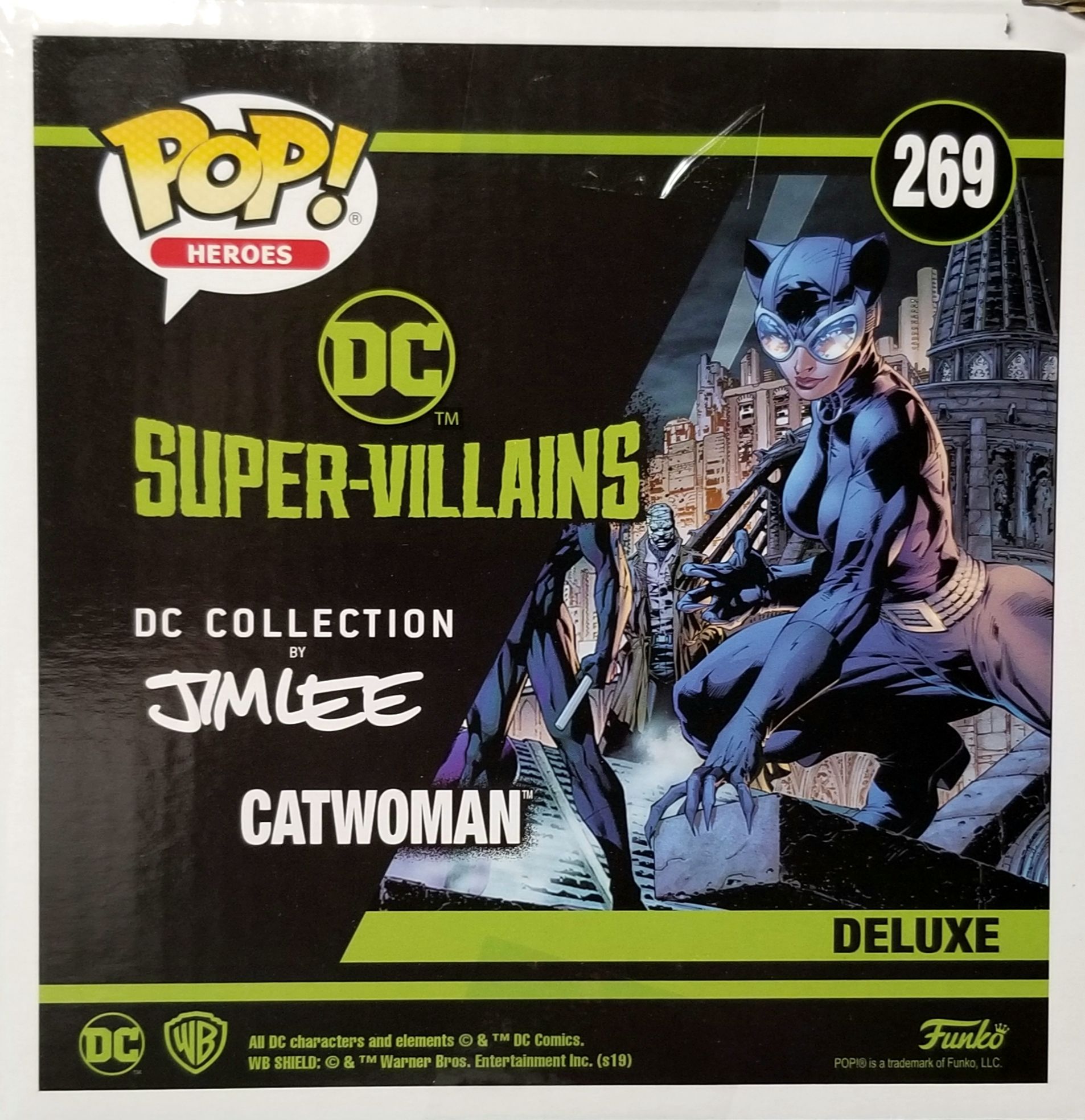 Funko Pop! Heros: Catwoman Deluxe by Jim Lee - Funko (DC Comics Super- Villians) action figure collectible [Barcode 0889698363105] - Main Image 2