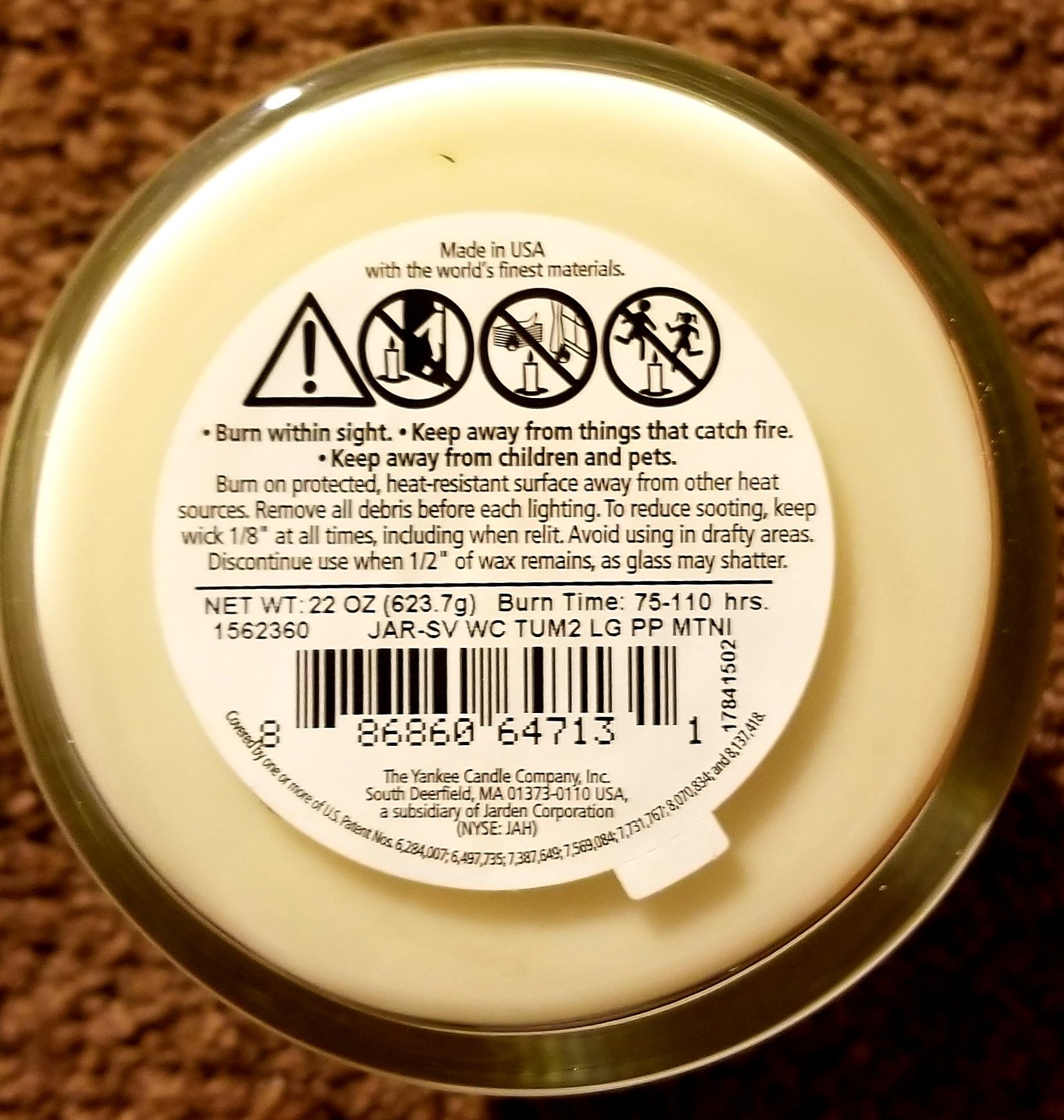 CANDLE: Pumpkins Yankee Pumpkin Pie Martini 2017 - Yankee Candle (Autumn Candles) action figure collectible - Main Image 2