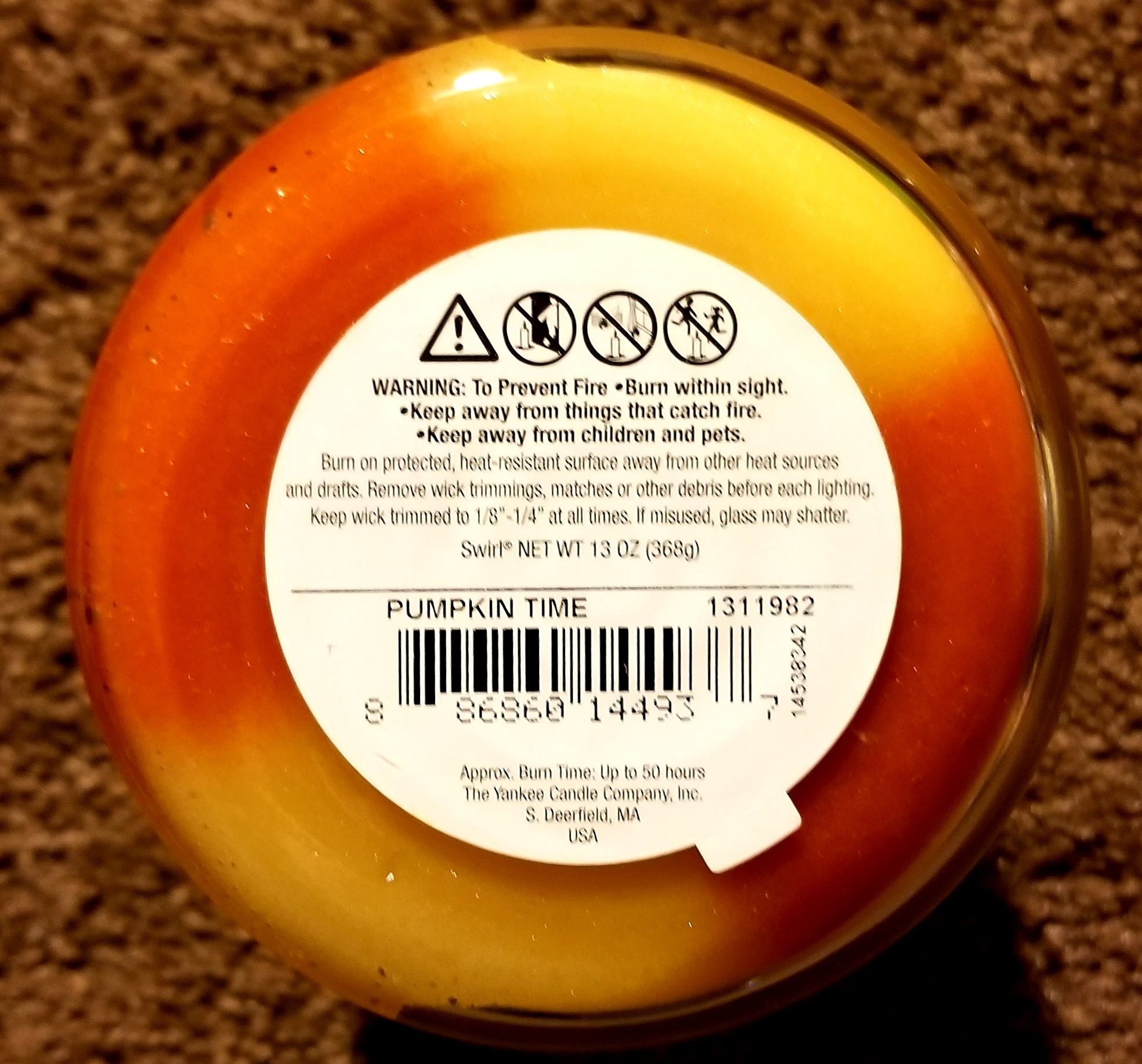 CANDLE: Pumpkins Yankee Pumpkin Time - Yankee Candle (Pumpkin Candles) action figure collectible - Main Image 2