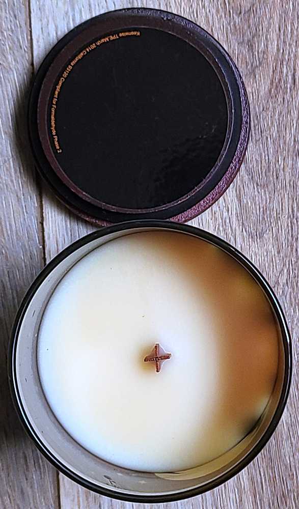 CANDLE: Halloween Wood Wick Spooky Pumpkins 2015 - Wood Wick Candle (Halloween Candle) action figure collectible - Main Image 3