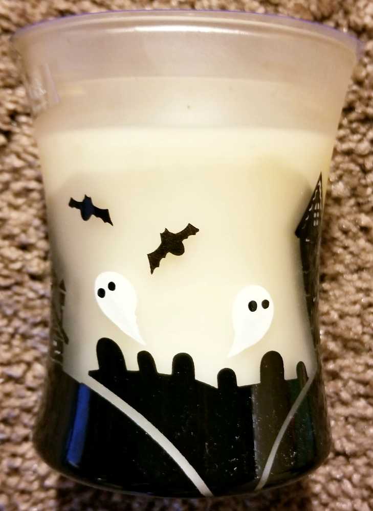 CANDLE: Halloween Wood Wick Ghosts Vanilla Bean 2017 - Wood Wick Candle (Halloween Candle) action figure collectible - Main Image 3