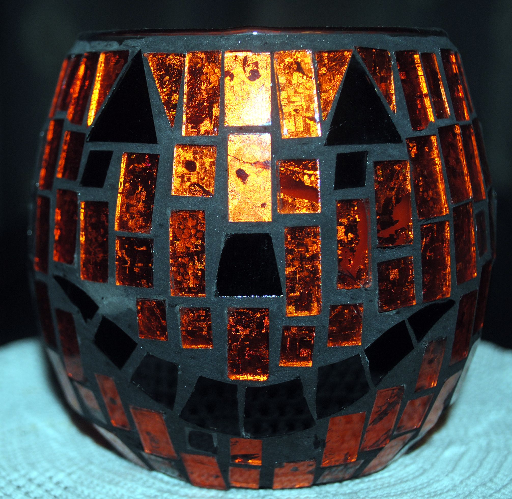 CANDLE: Halloween Wood Wick Spooky Pumpkin 2015 - Wood Wick Candle (Halloween Candle) action figure collectible - Main Image 1