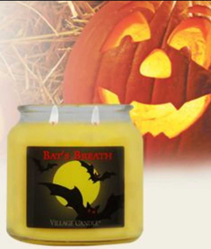 CANDLE: Halloween Village Candle Bat’s Breath 2016 - Village Candle (Halloween Candle) action figure collectible - Main Image 3