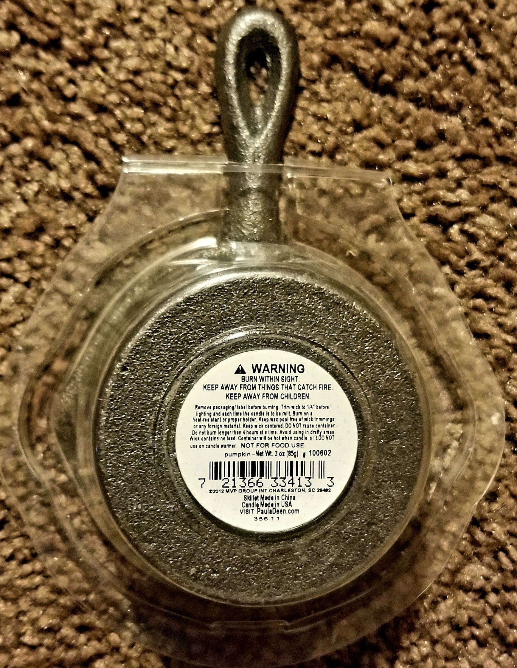 CANDLE: Pumpkins Paula Dean Pumpkin - Paula Dean Collection (Pumpkin Candles) action figure collectible - Main Image 2