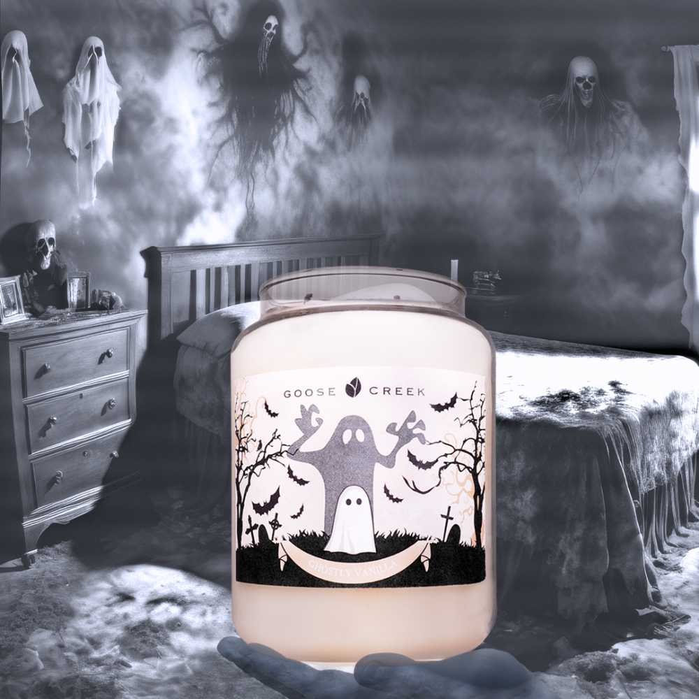 CANDLE: Halloween Goose Creek Ghostly Vanilla 2015 - Goose Creek Candle (Halloween Candle) action figure collectible - Main Image 4