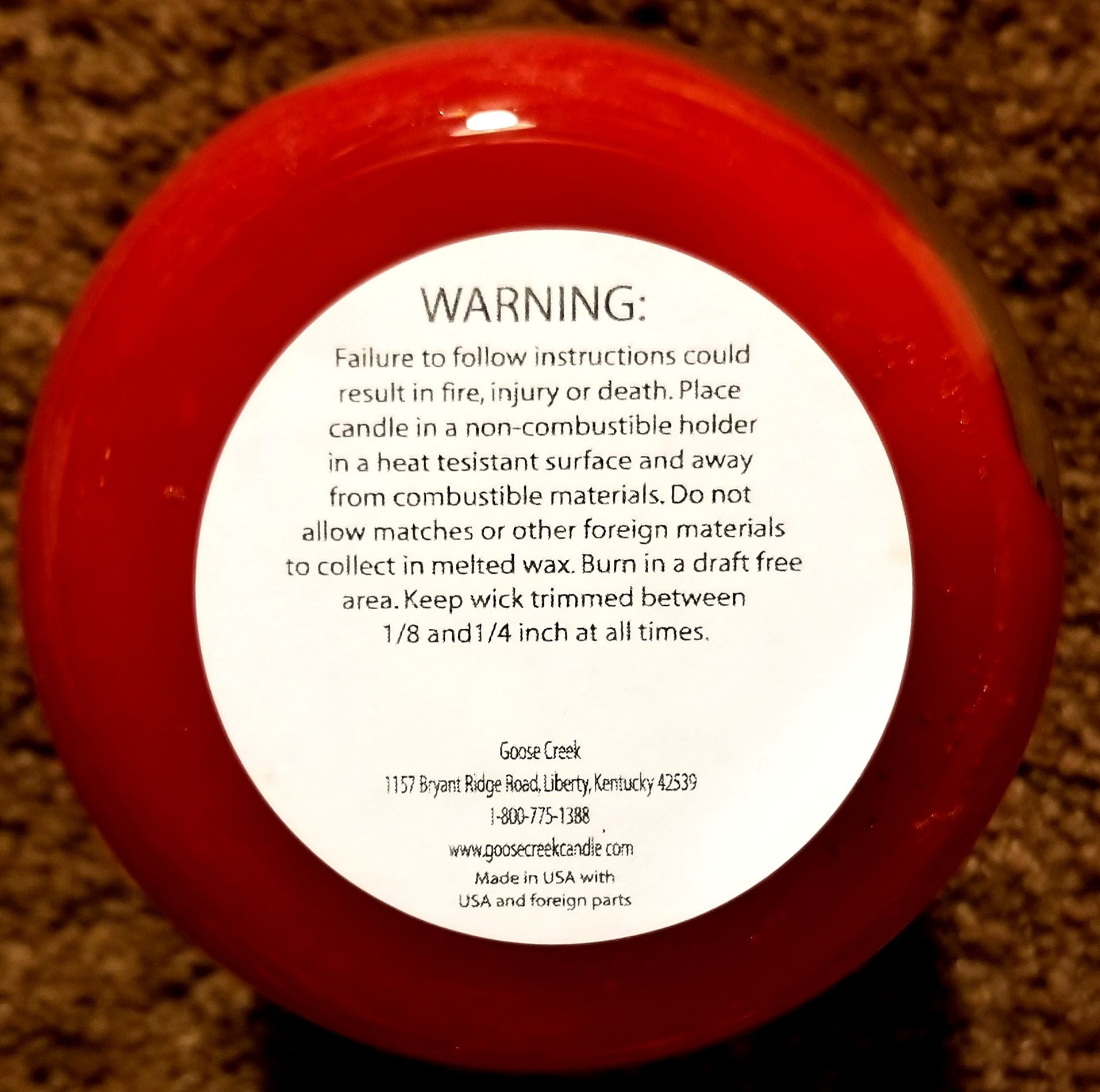 CANDLE: Halloween Goose Creek Bad Blood 2015 - Goose Creek Candle (Halloween Candle) action figure collectible - Main Image 2