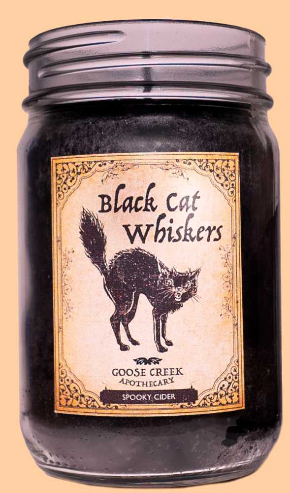 CANDLE: Halloween Goose Creek Black Cat Whiskers Spooky Cider 2015 - Goose Creek Candle (Halloween Candle) action figure collectible - Main Image 4