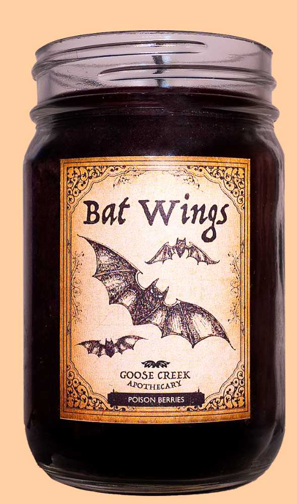 CANDLE: Halloween Goose Creek Bat Wings Poison Berries 2015 - Goose Creek Candle (Halloween Candle) action figure collectible - Main Image 4