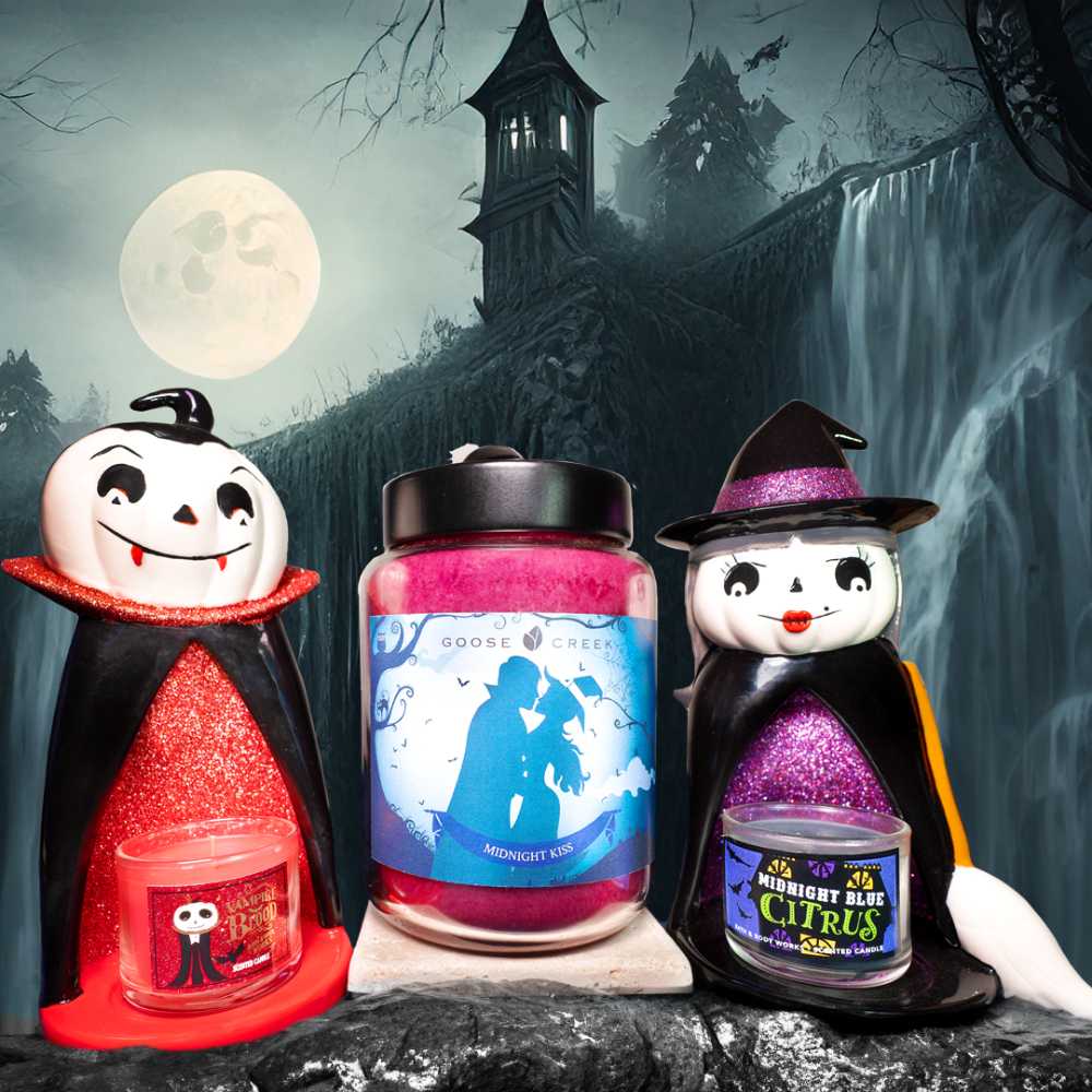 CANDLE: Halloween Goose Creek Midnight Kiss 2015 - Goose Creek Candle (Halloween Candle) action figure collectible - Main Image 4