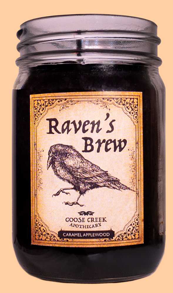 CANDLE: Halloween Goose Creek Raven’s Brew Carmel Applewood 2015 - Goose Creek Candle (Halloween Candle) action figure collectible - Main Image 4