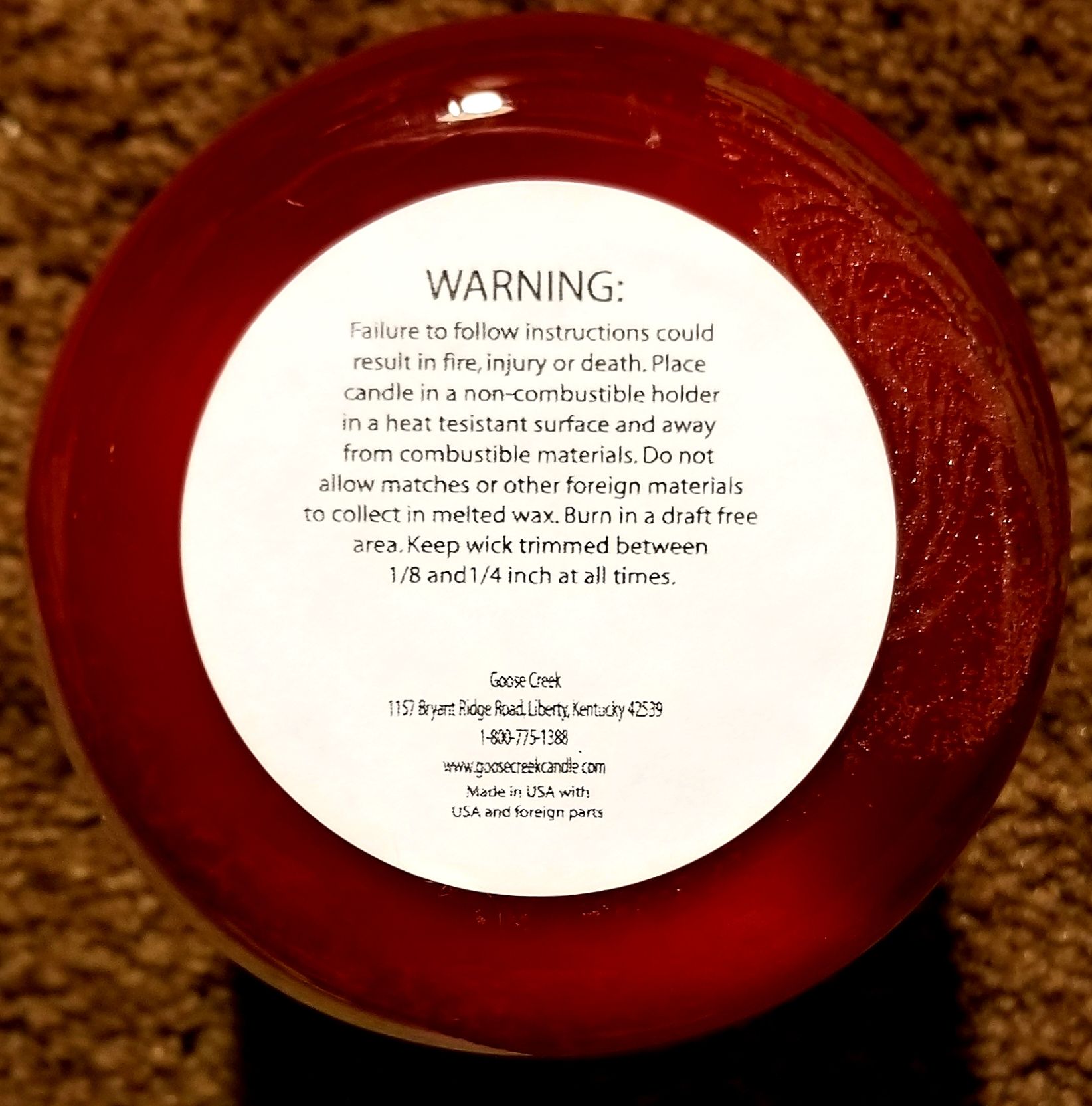 CANDLE: Halloween Goose Creek Poison Berry 2015 - Goose Creek Candle (Halloween Candle) action figure collectible - Main Image 2