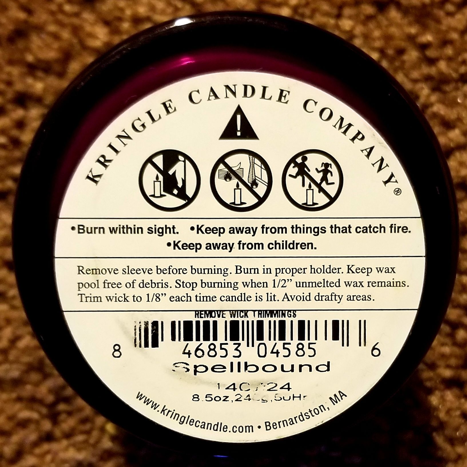 CANDLE: Halloween Kringle Spellbound 2014 - Kringle Candle (Halloween Candle) action figure collectible - Main Image 2