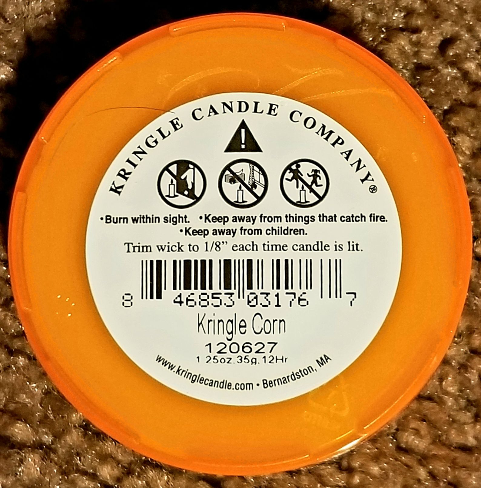 CANDLE: Halloween Kringle Kringle Corn 2012 - Kringle Candle (Halloween Candle) action figure collectible - Main Image 2