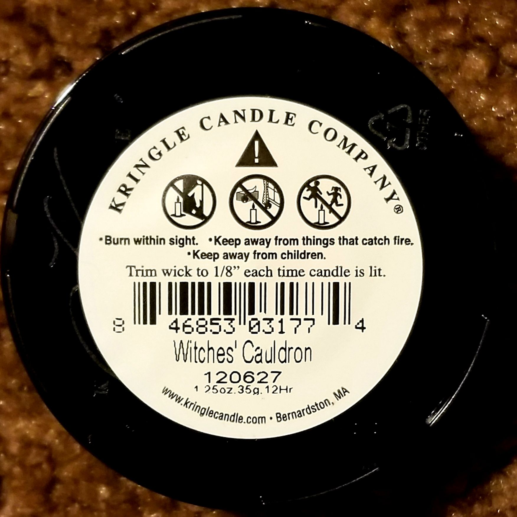 CANDLE: Halloween Kringle Witches Cauldron Daylight 2012 - Kringle Candle (Halloween Candle) action figure collectible - Main Image 2
