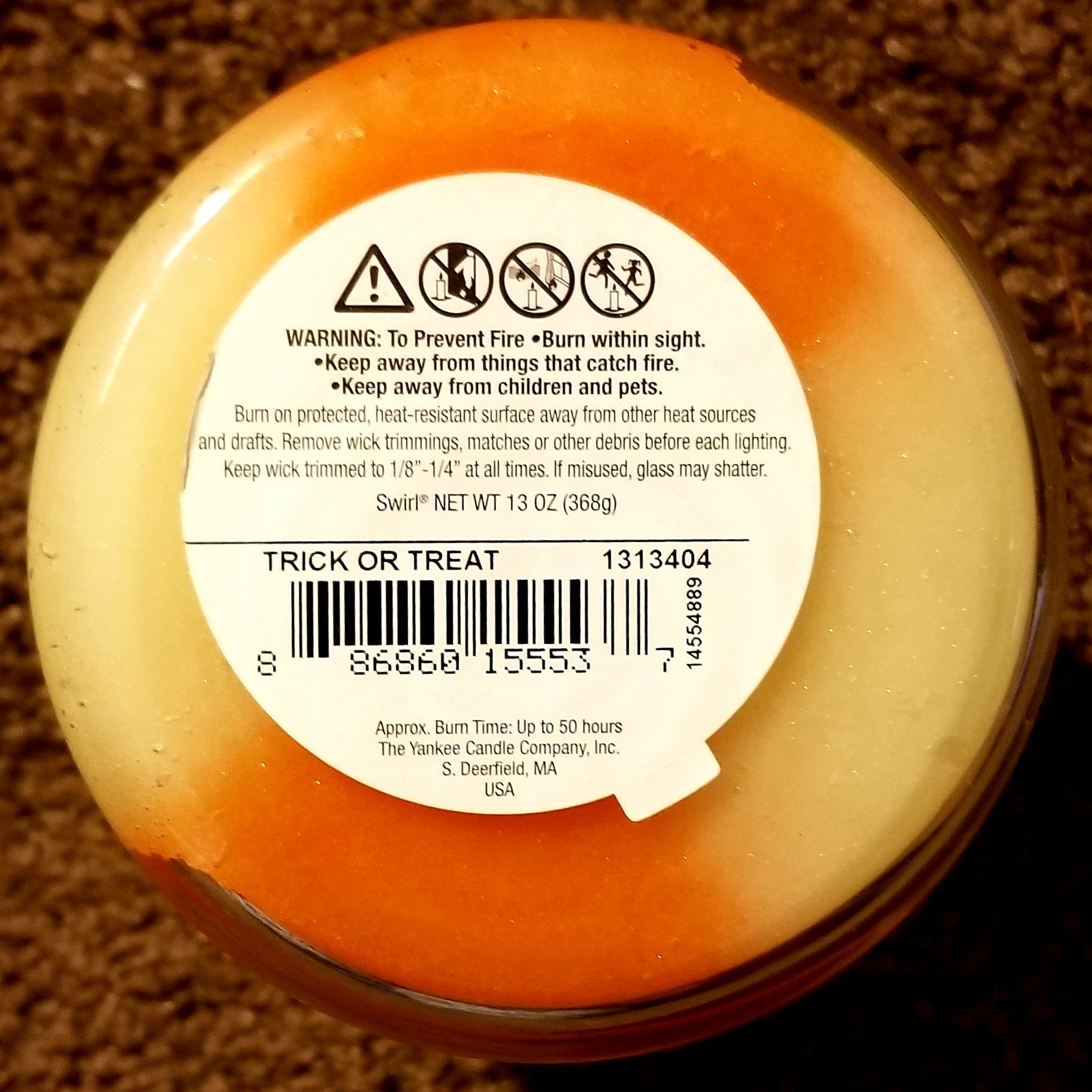 CANDLE: Halloween Yankee Trick or Treat 2014 Kid - Yankee Candle (Halloween Candle) action figure collectible - Main Image 2