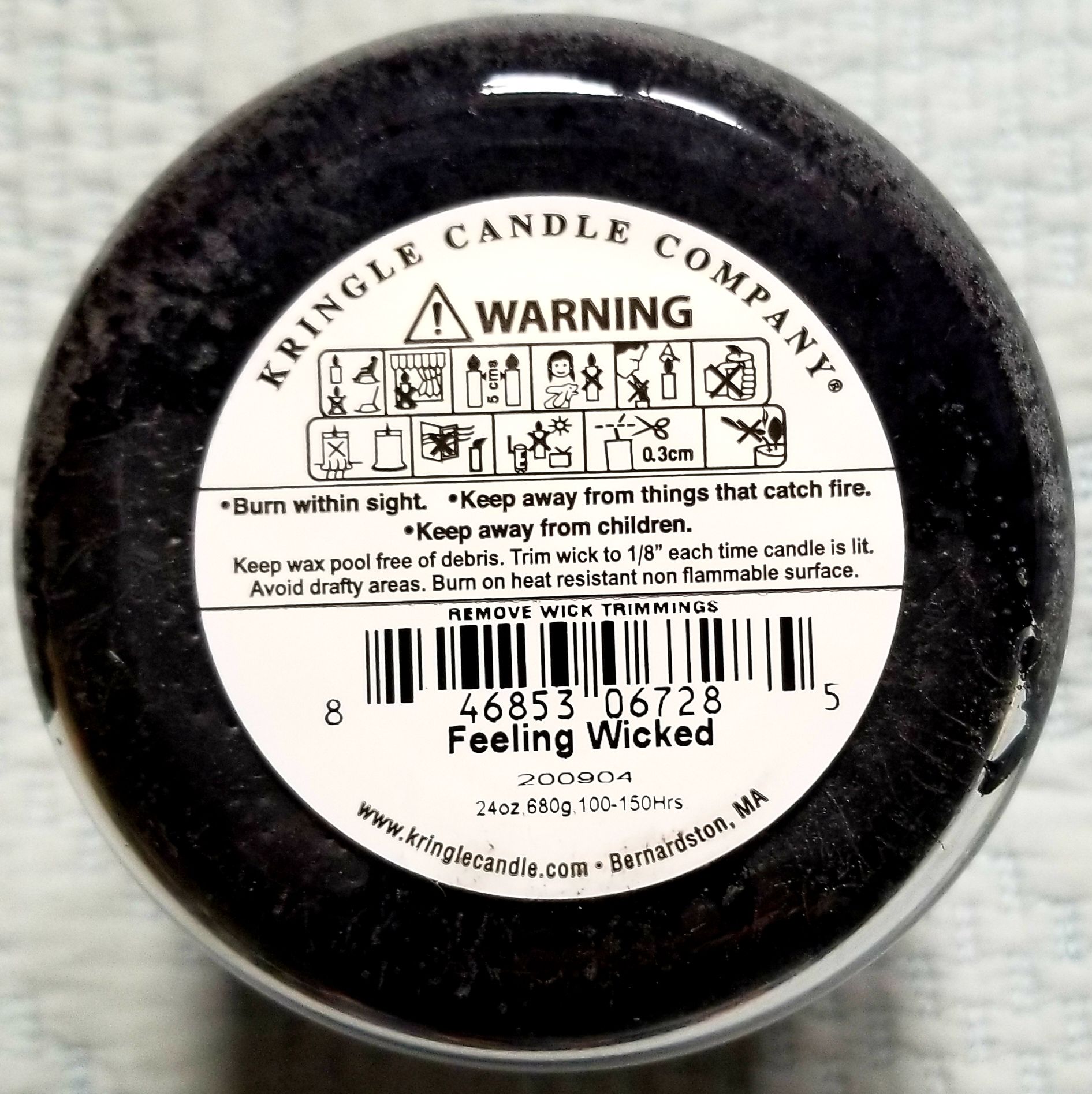 CANDLE: Halloween Country Candle Feeling Wicked  2020 Kringle  - Country Candle (Halloween Candle) action figure collectible [Barcode 846853067285] - Main Image 2