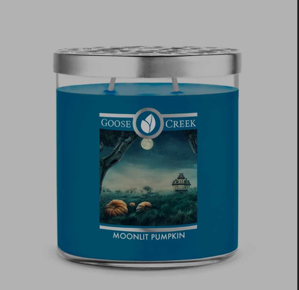 CANDLE: Halloween Goose Creek Moonlit Pumpkin 2020 - Goose Creek Candle (Halloween Candle) action figure collectible [Barcode 875484002594] - Main Image 4