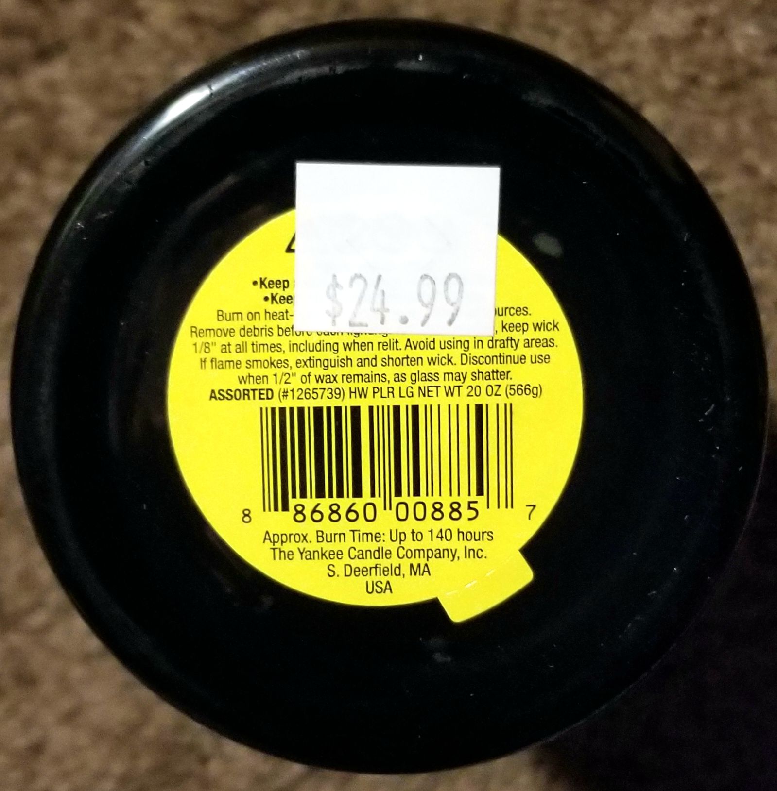 CANDLE: Halloween Yankee Black Magic Large Pillar 2015 - Yankee Candle (Halloween Candle) action figure collectible - Main Image 2