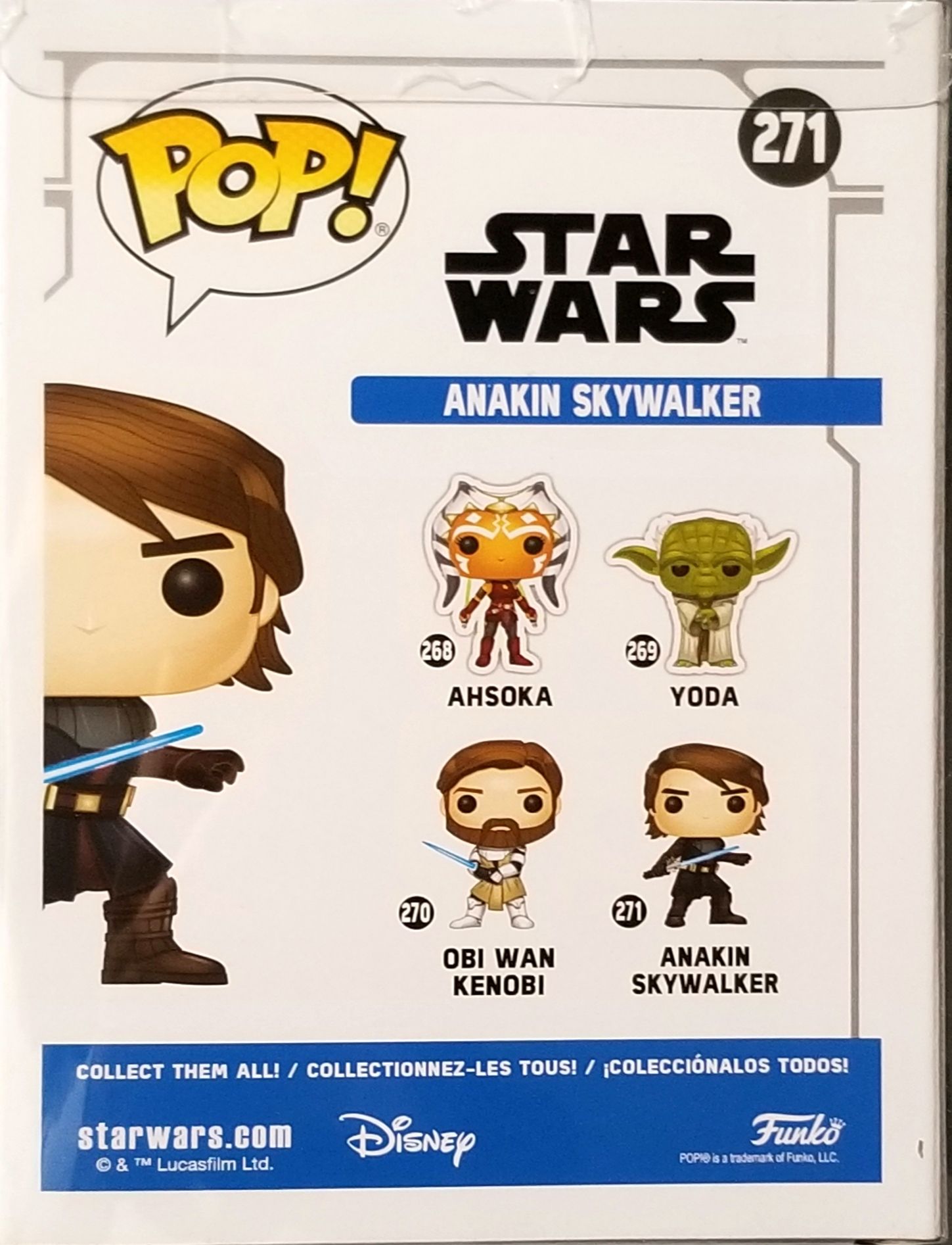 Funko Pop! : Star Wars Television Anakin Skywalker TCW - Funko (Star Wars Clone Wars Animated Series) action figure collectible [Barcode 0889698317948] - Main Image 2