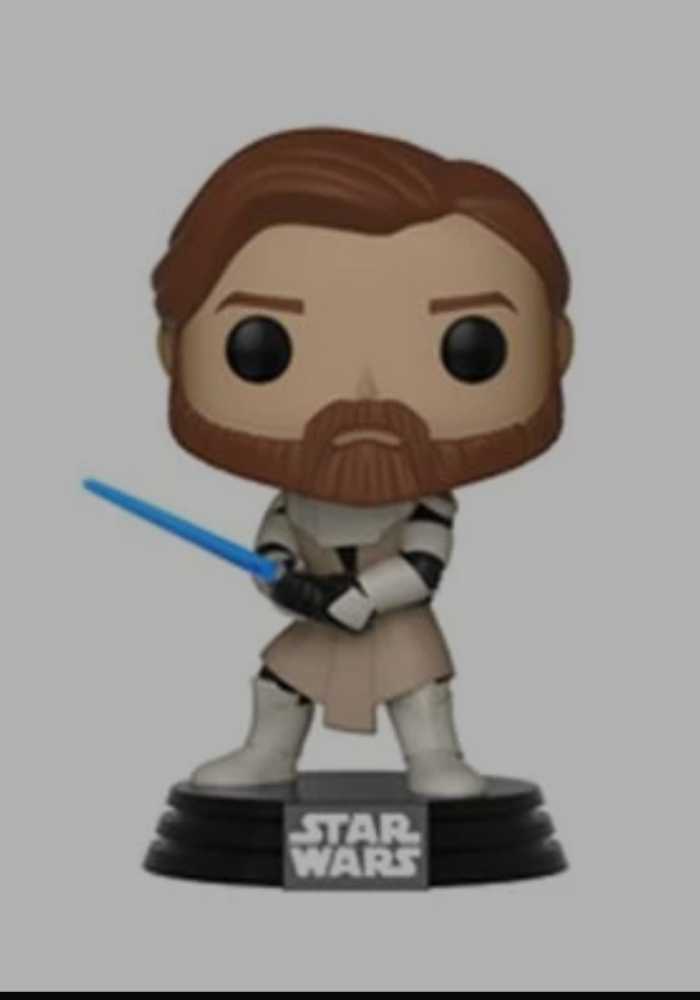 Funko Pop! : Star Wars Television Obi Wan Kenobi TCW - Funko (Star Wars Clone Wars Animated Series) action figure collectible [Barcode 0889698317962] - Main Image 3