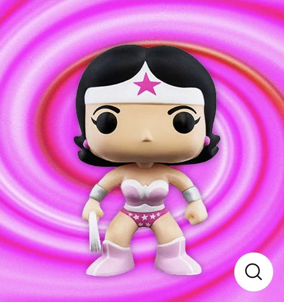 Funko Pop! DC Superheros: Wonder Woman -Breast Cancer Awareness  2020 - Funko (DC Comics: Funko Pops!) action figure collectible [Barcode 0889698499897] - Main Image 3