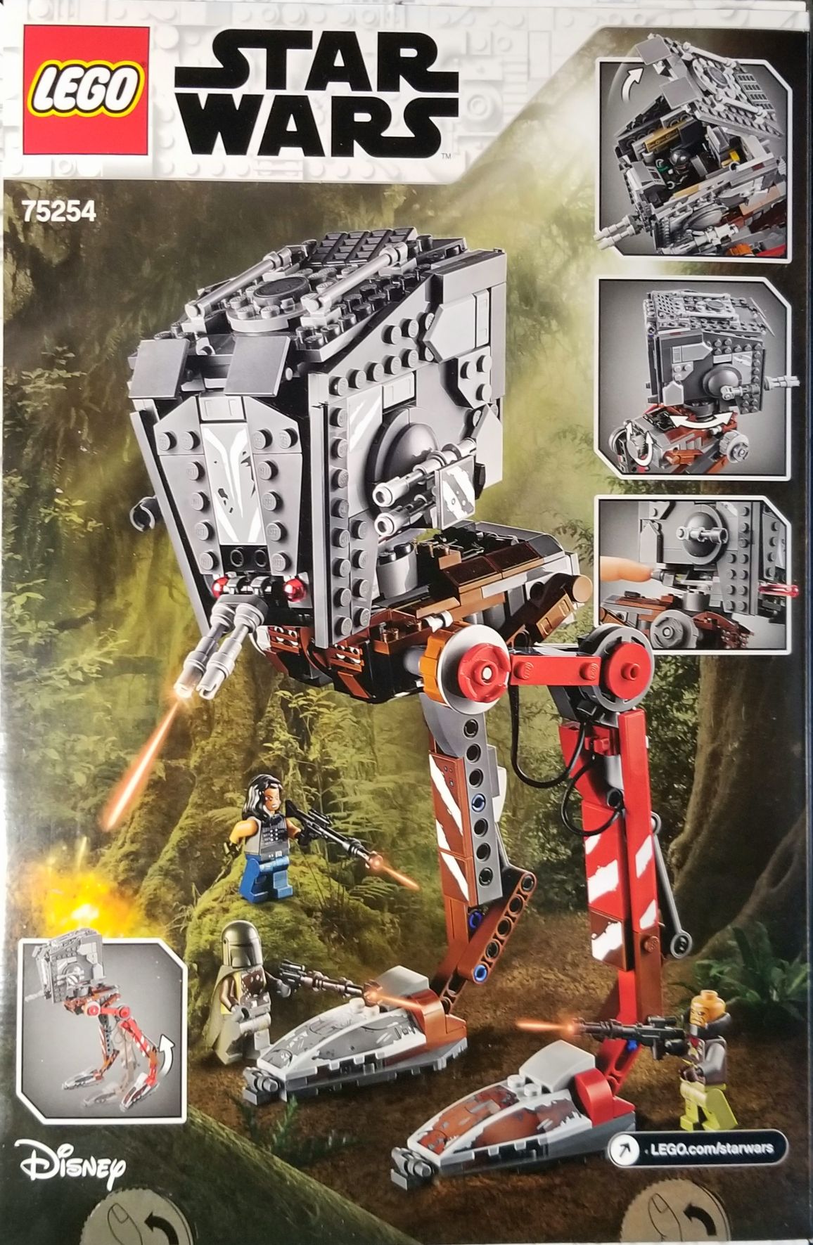 LEGO Star Wars - Mandalorian AT-ST Raider MANDO  - Lego (Star Wars The Mandalorian) action figure collectible - Main Image 2